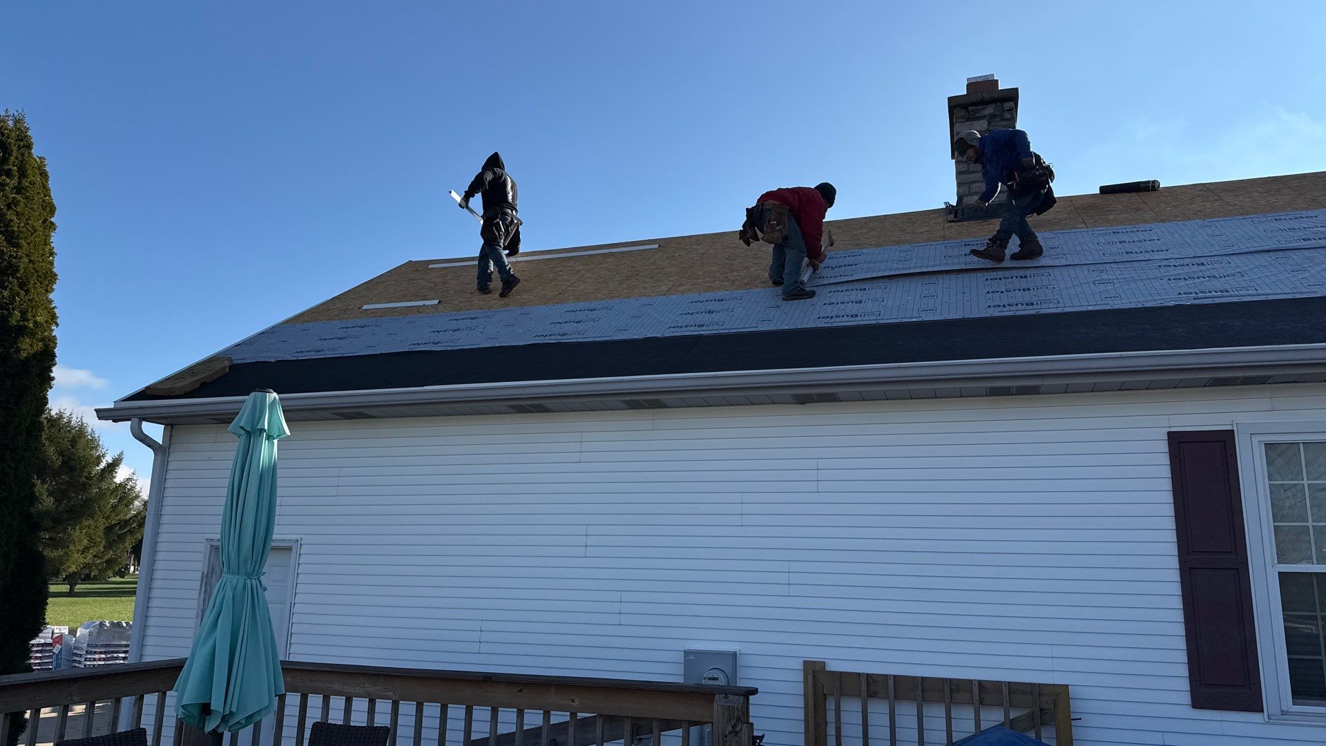 Residential Roofing Installation using Timberline HDZ Shingles - Charcoal by RoofX 