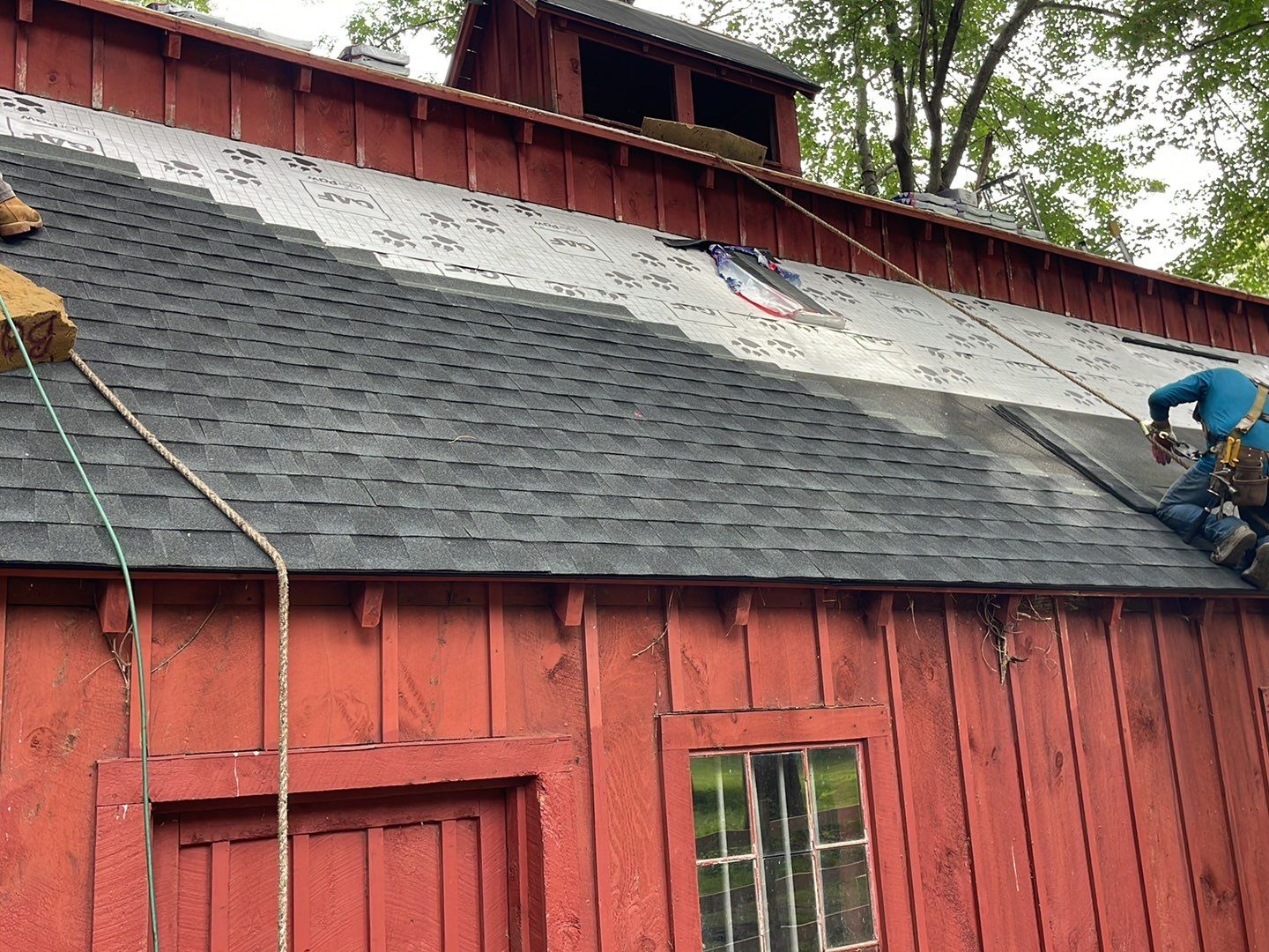 Residential Roofing Installation using GAF Timberline HDZ by Sensible Home Solutions