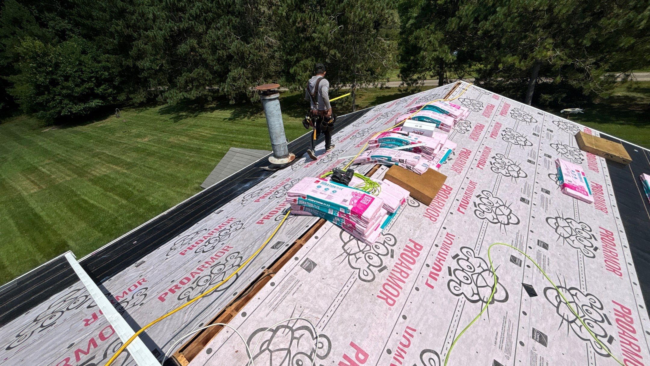 Roof Replacement using Owens Corning Onyx Black by 180 Contractors
