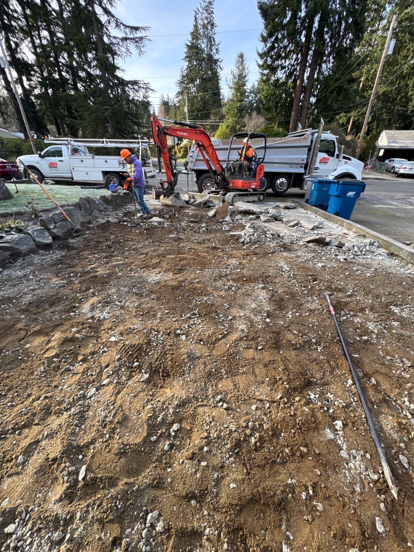 Stamped Concrete Patio and Driveway | Edmonds  by Jireh Asphalt & Concrete Inc 