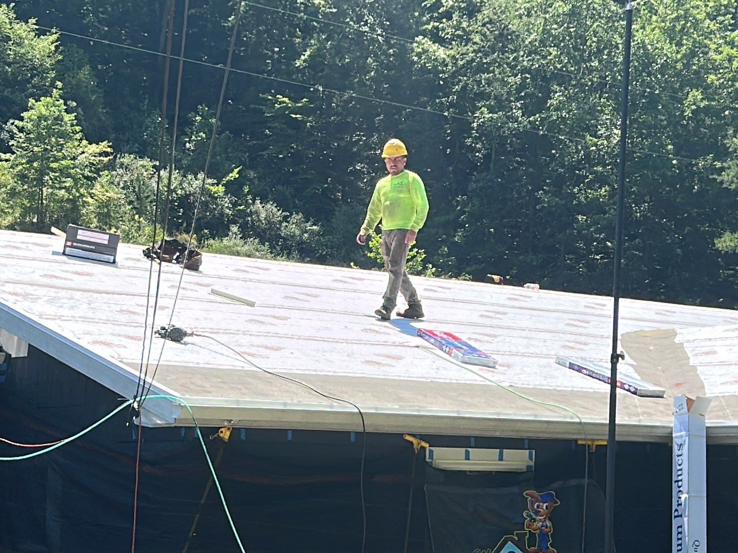 Residential Roofing Installation using Performance Shingles by Mr. Roofer