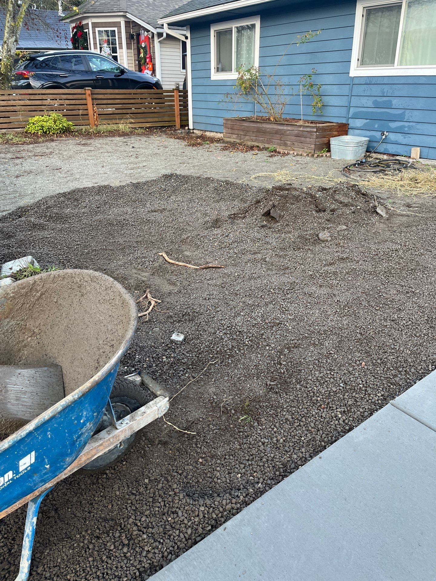 Concrete Driveway & Landscaping Project | Everett by Jireh Asphalt & Concrete Inc 