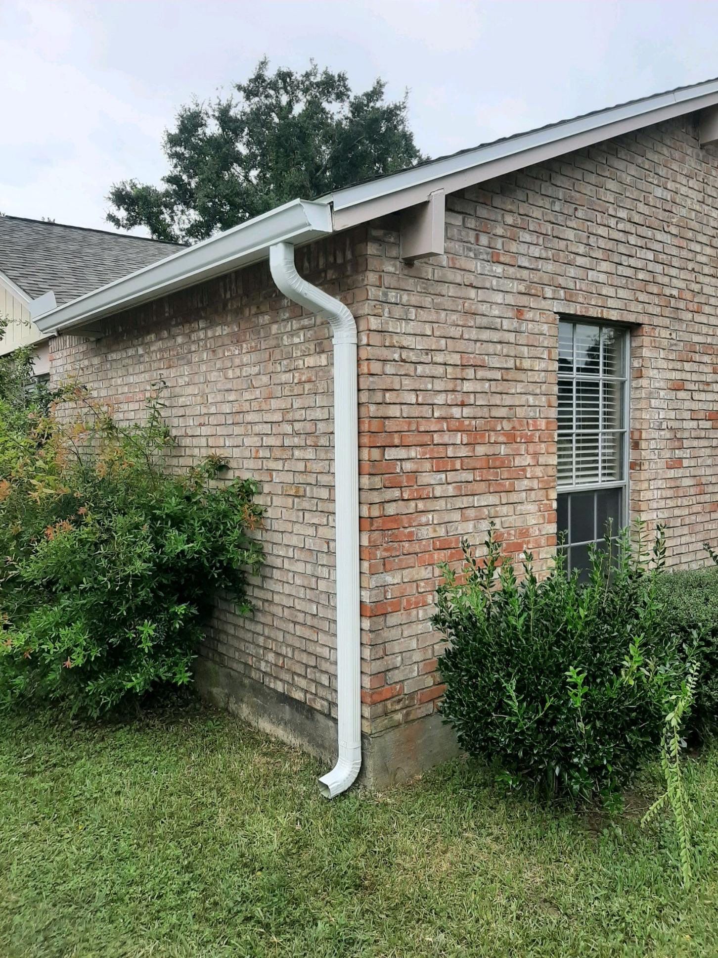 Gutter Installation using K-Style Seamless Gutters by Gutter Professors