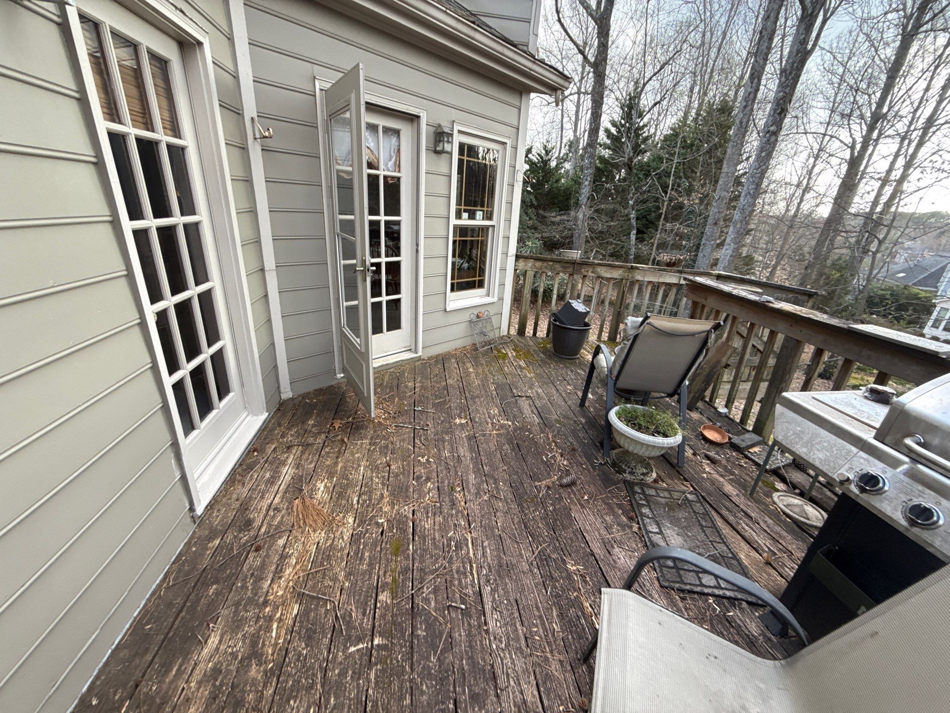 Wood Deck Build in Acworth, GA by Nelson Exteriors 