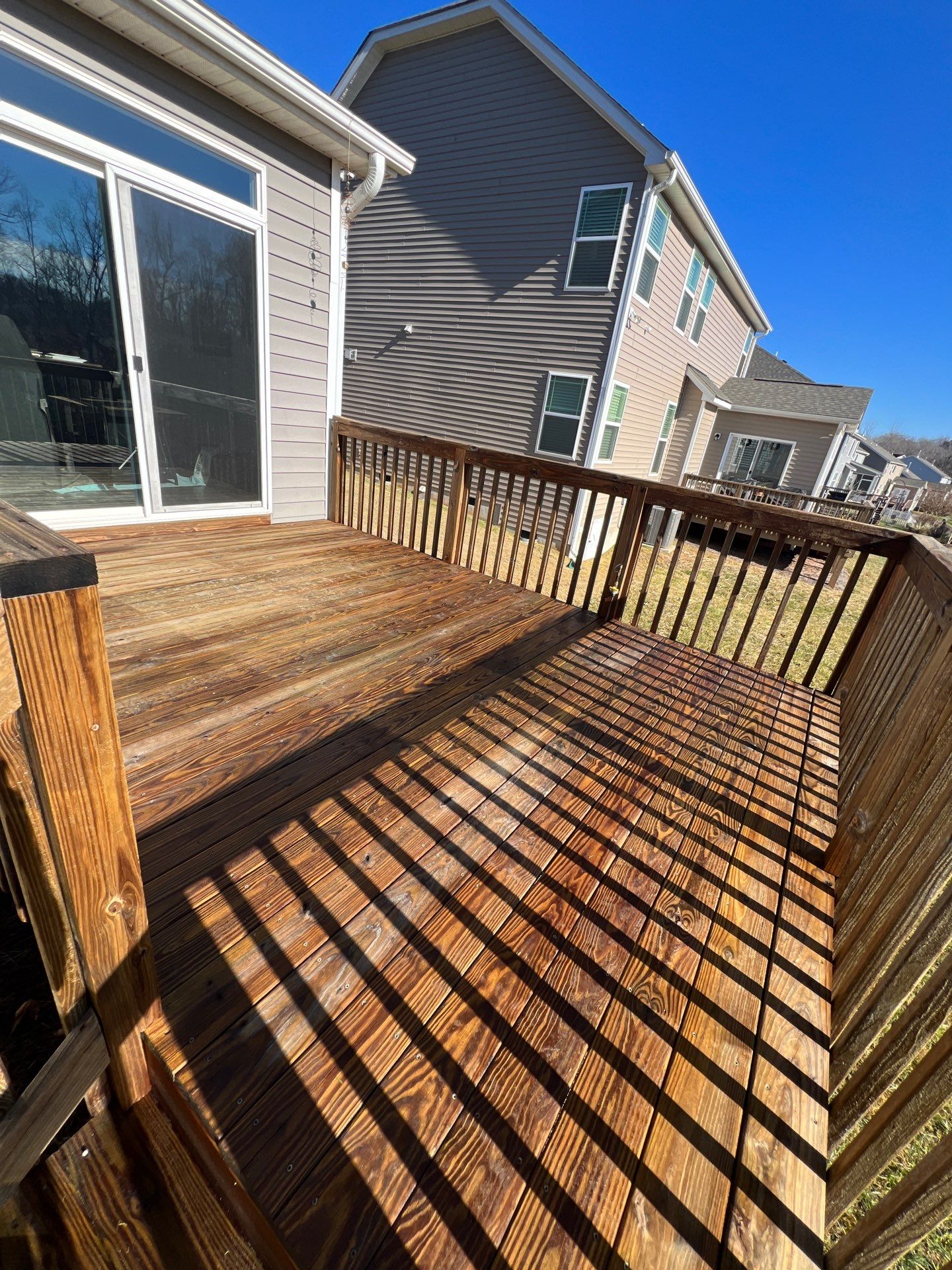 Coated Deck using Wood Sealant by DuraSeal