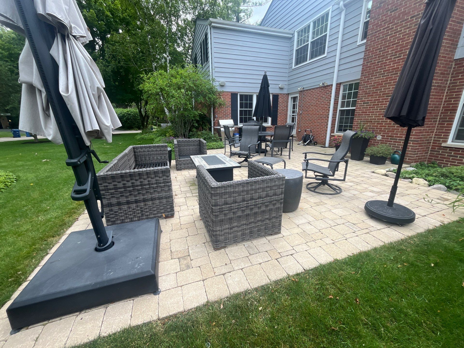 Brick paver clean, sand and seal.  using Surebond SB-1300 by Northern Power Washing LLC.