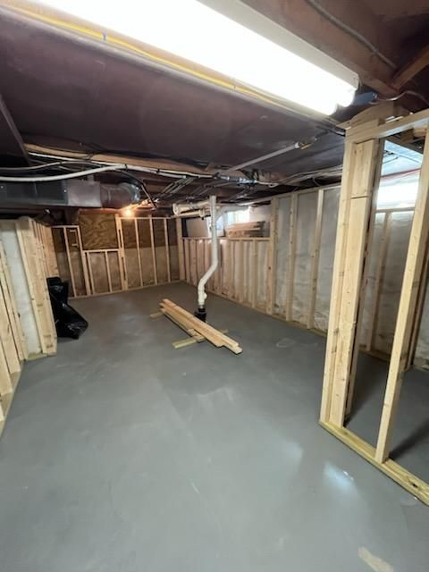 Basement framing and drywall install by Freedom Handyman Services