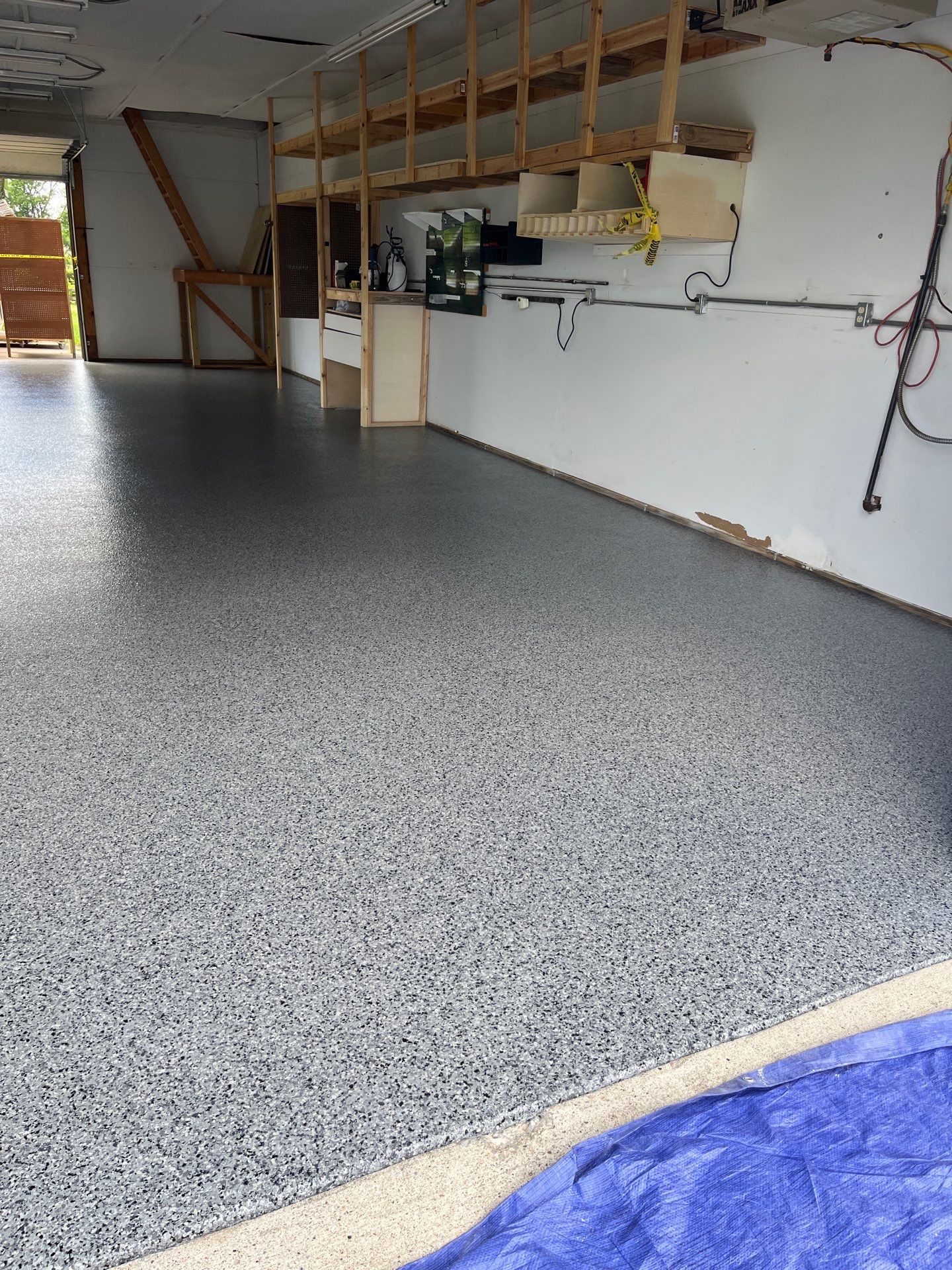 Garage Floor Coating using Nightfall by My Garage Floor Guys
