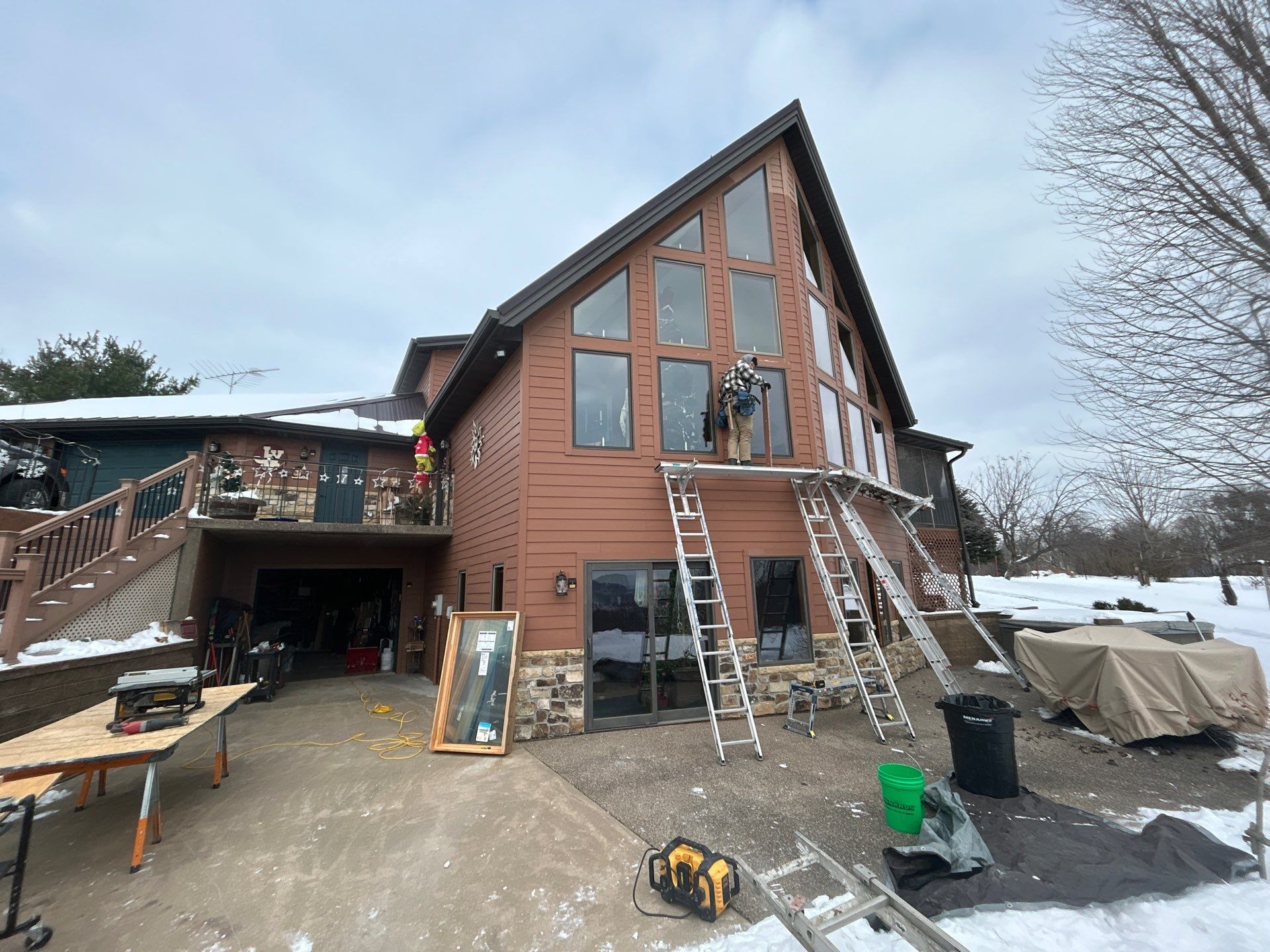 Warm Interior Style with a Durable Exterior: Pella Lifestyle Window Upgrade by United Windows and Siding LLC