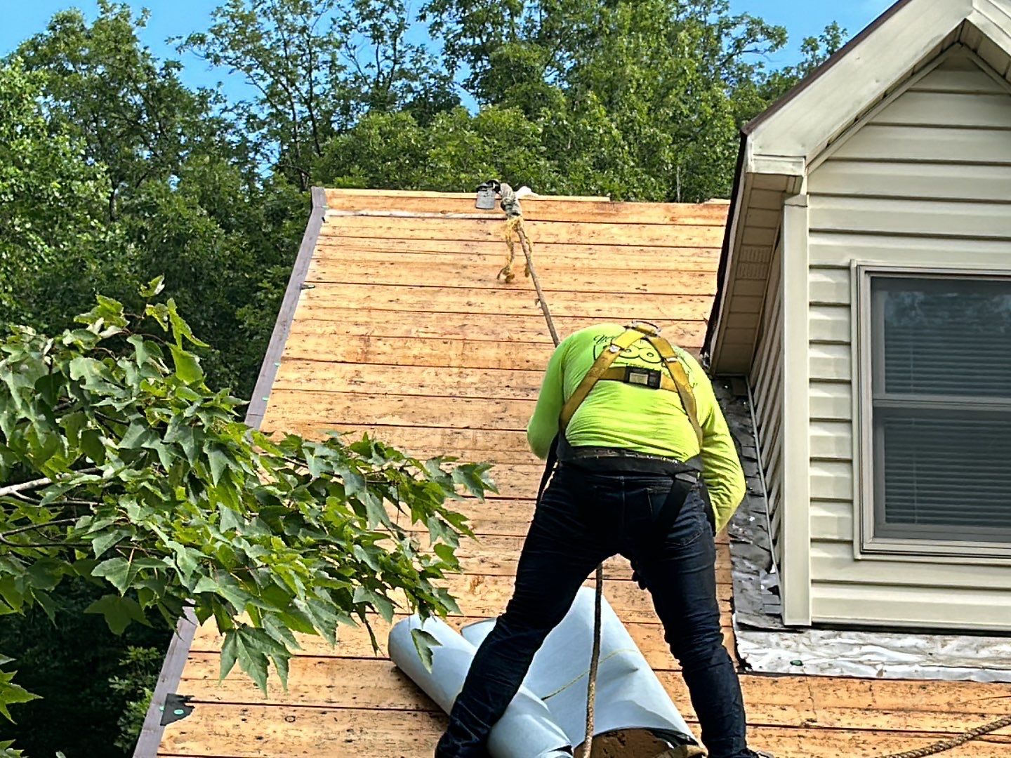 Residential Roofing Installation using Metal by Mr. Roofer