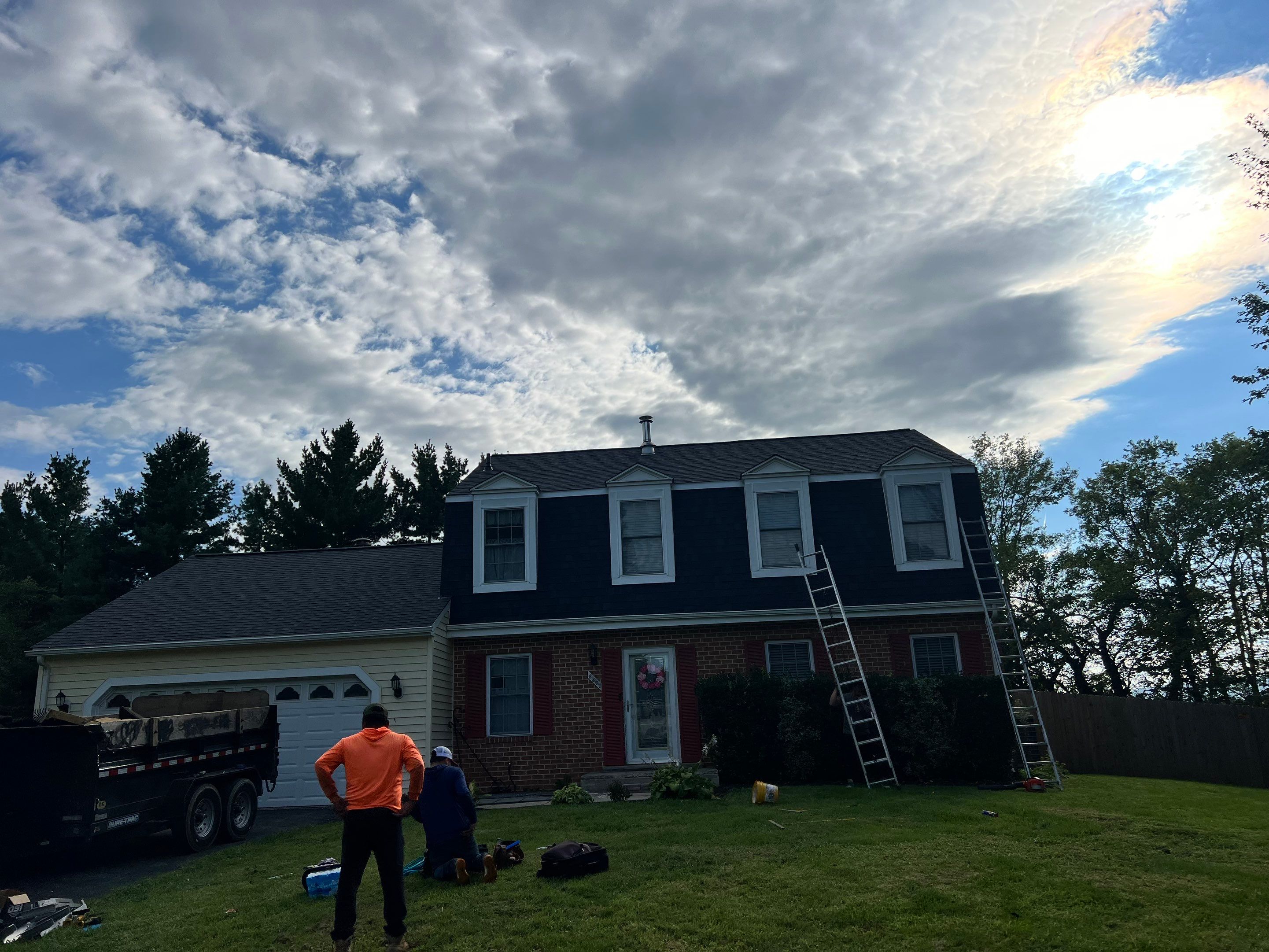 Architectural Shingle Roof Replacement and Decking Repair in Walkersville by Frederick Roof Repair