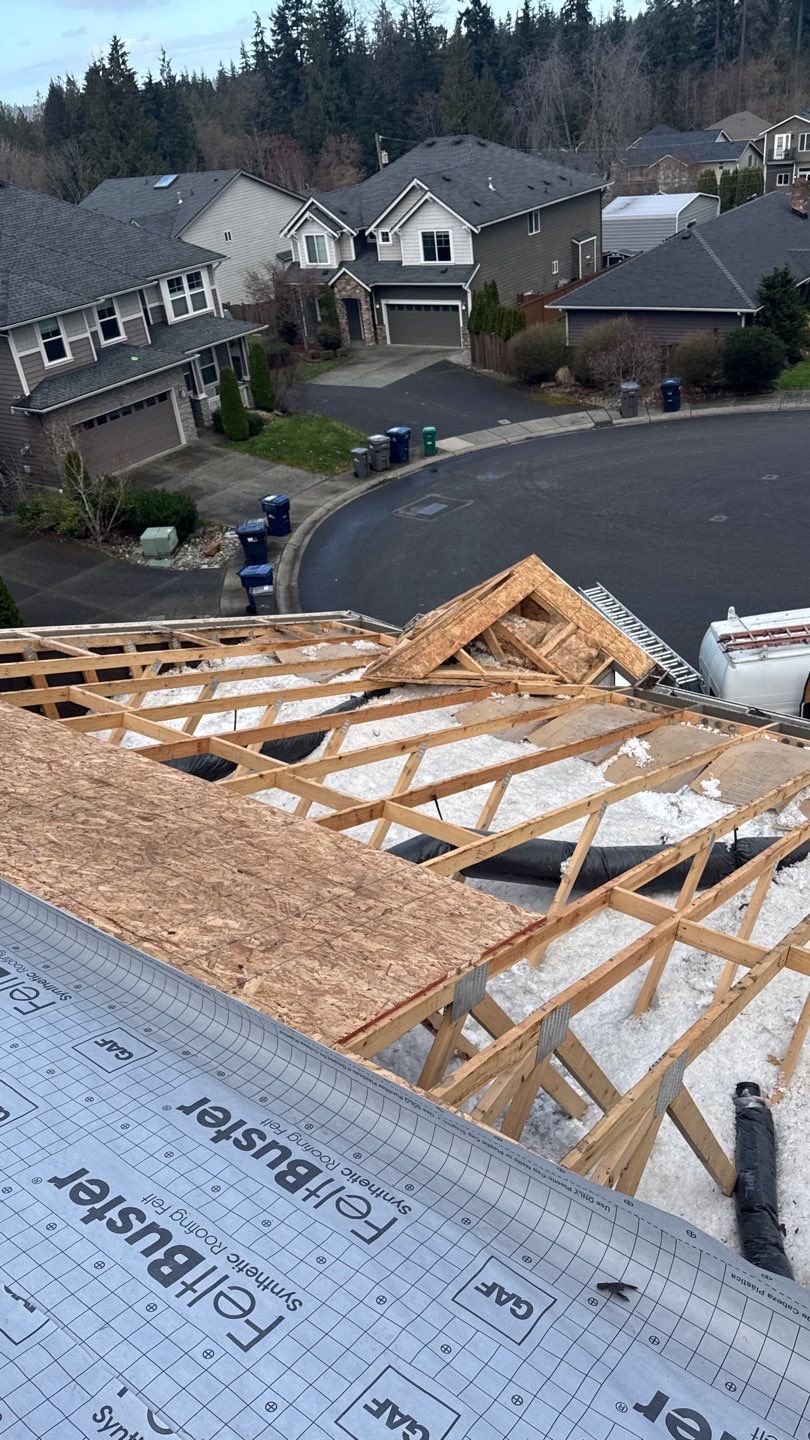 Residential Roofing Installation using GAF HDZ Shingles by Roofing Formula LLC