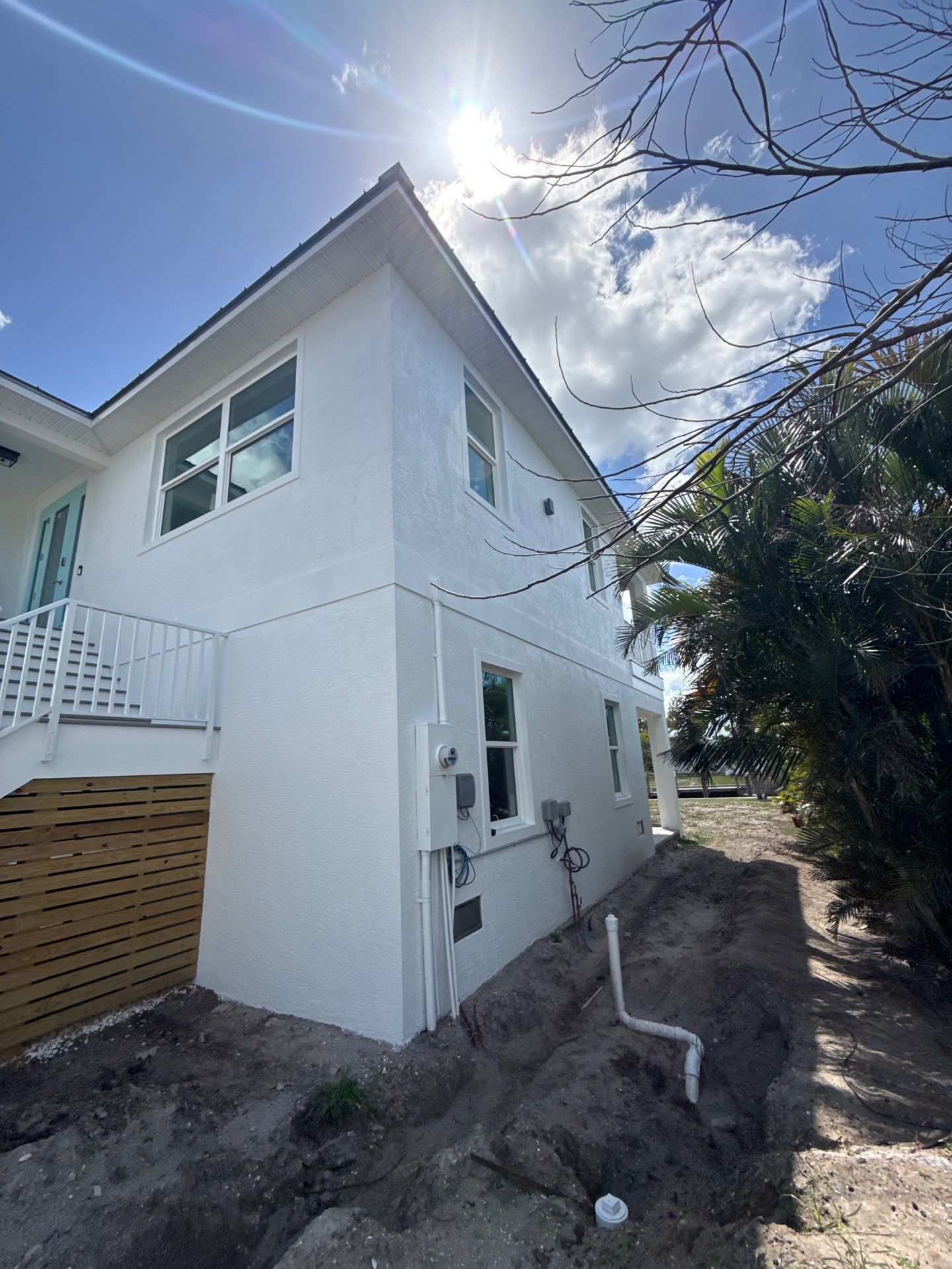 6-inch K-style Seamless Gutters and 3x4 Downspout Elbow Installation in Englewood, FL  by Gutter Professors