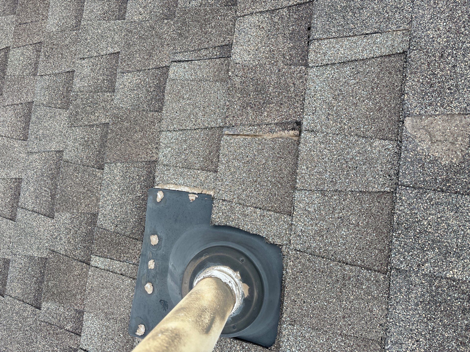 Hail Damage using Owen's Corning Duration (Lifetime) Shingles by Roof Repair Company