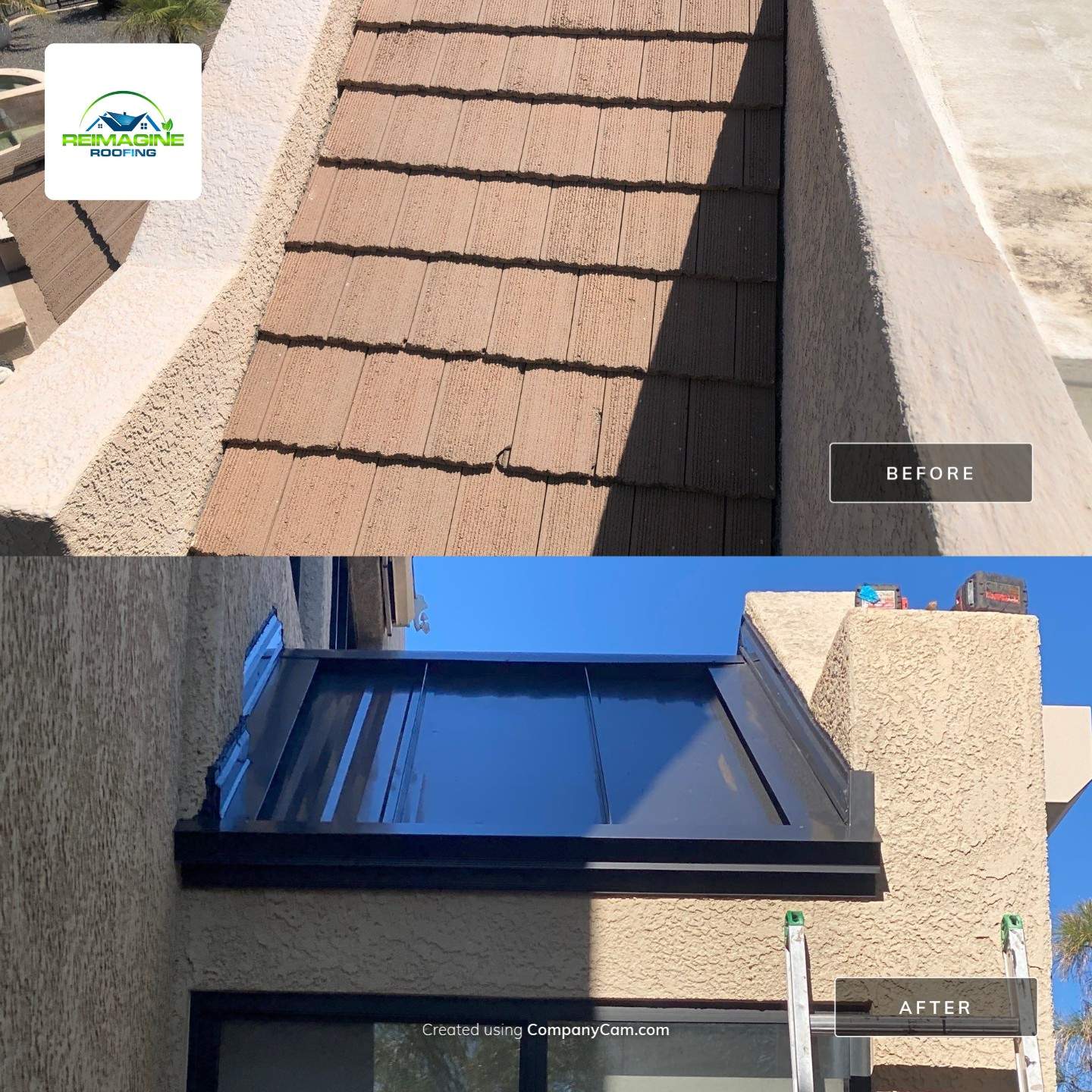 Midnight Black Standing Seam by Reimagine Roofing