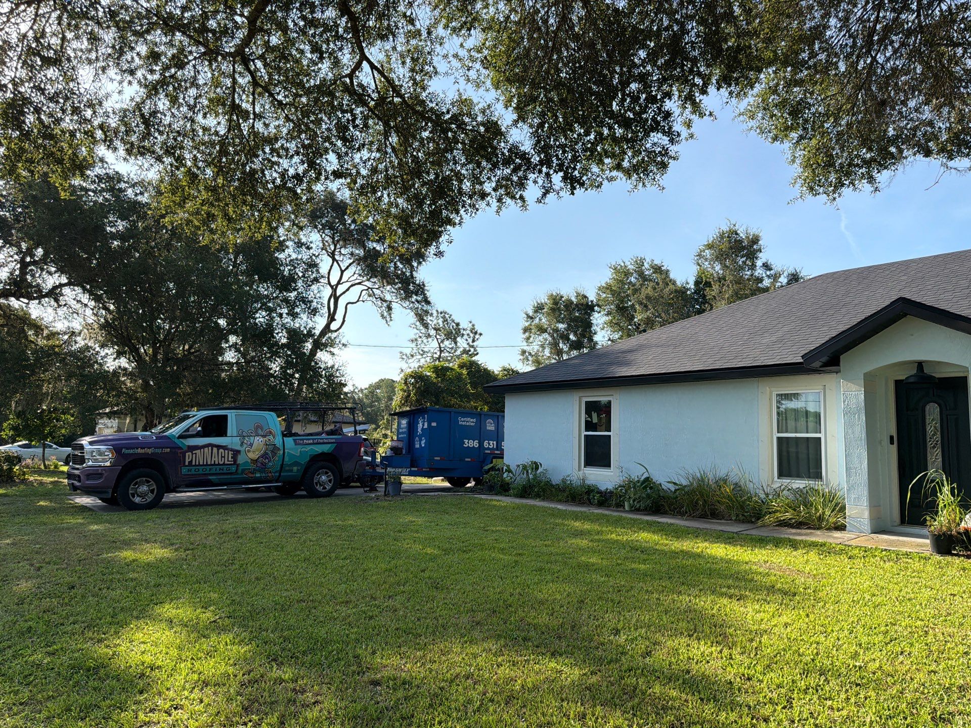 Residential Roofing Installation in Orange City Featuring Pinnacle Pristine Shingles by Pinnacle Roofing Group
