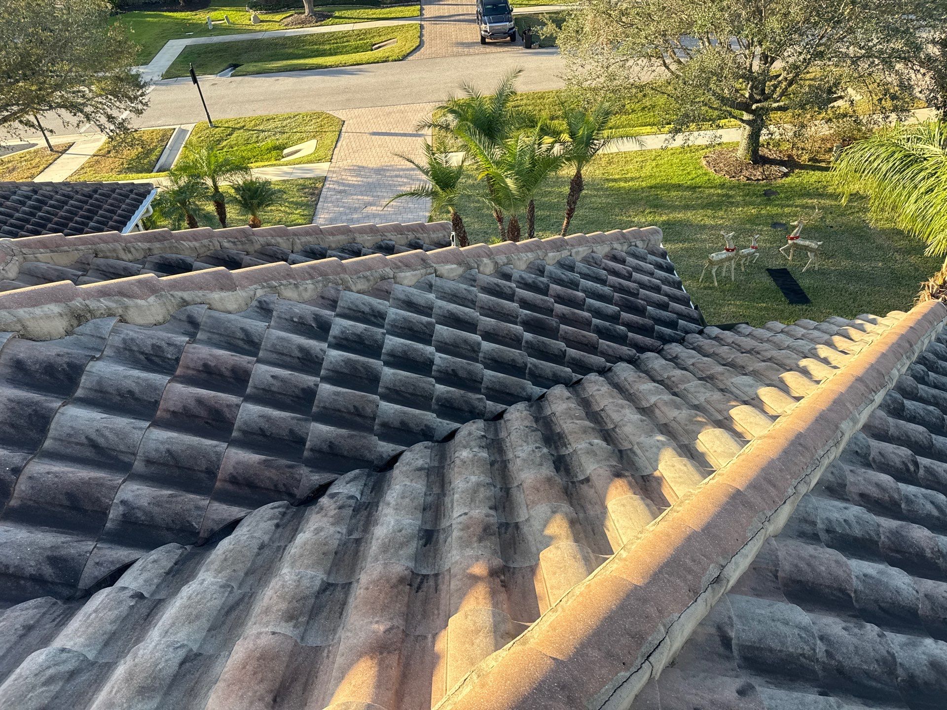 Roof Cleaning & Pool Deck Cleaning! Winding River, Bradenton, FL by Sunshine AquaWash