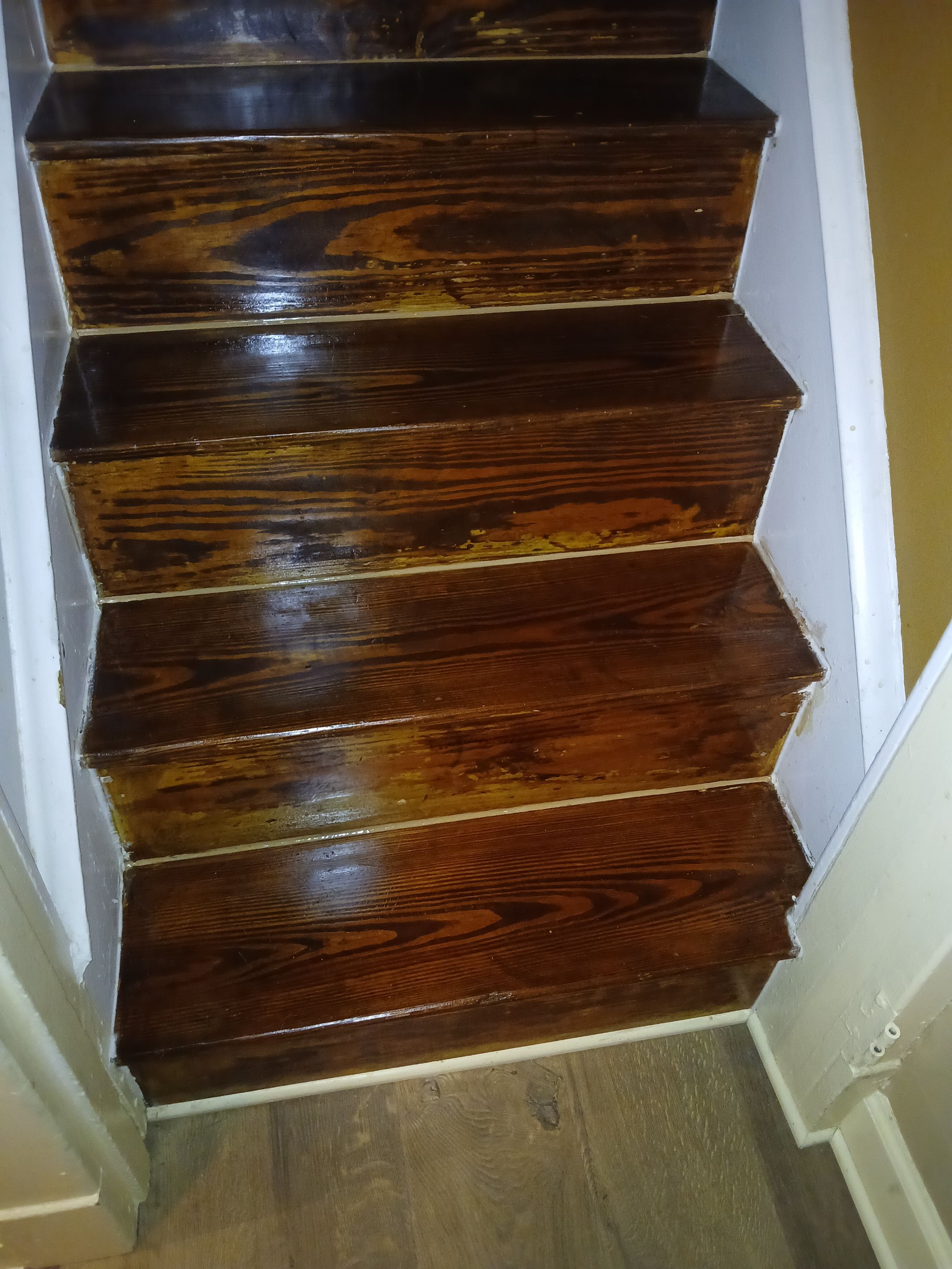 Staircase Refresh in Wilmington by Gc Makeovers