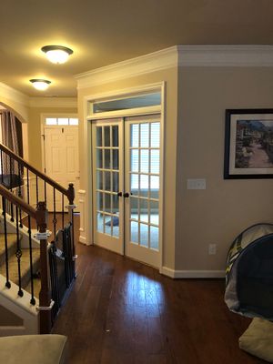 Interior French Door Installation and Transom Addition in Acworth