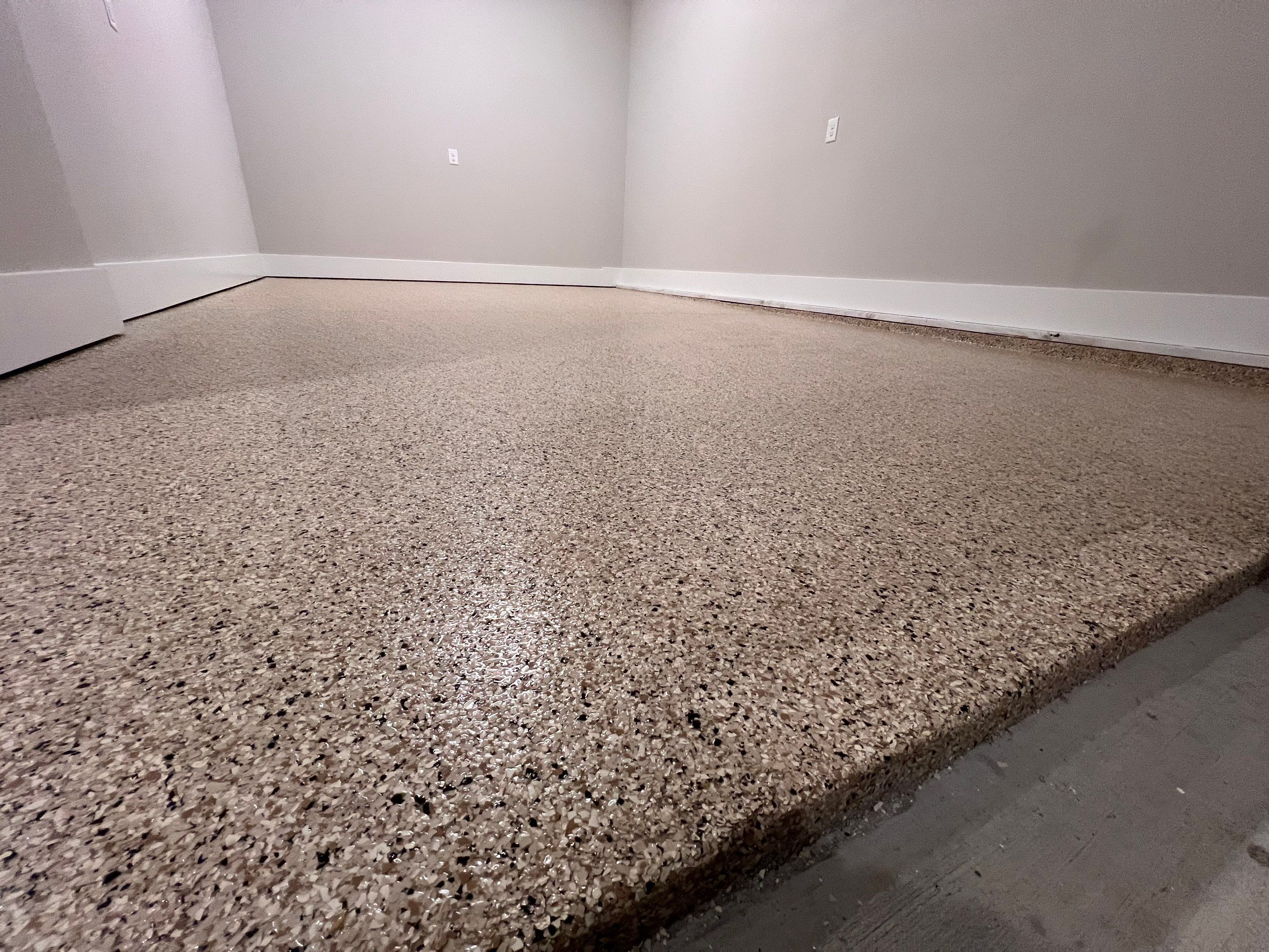 Garage Floor Coating using Shoreline by My Garage Floor Guys