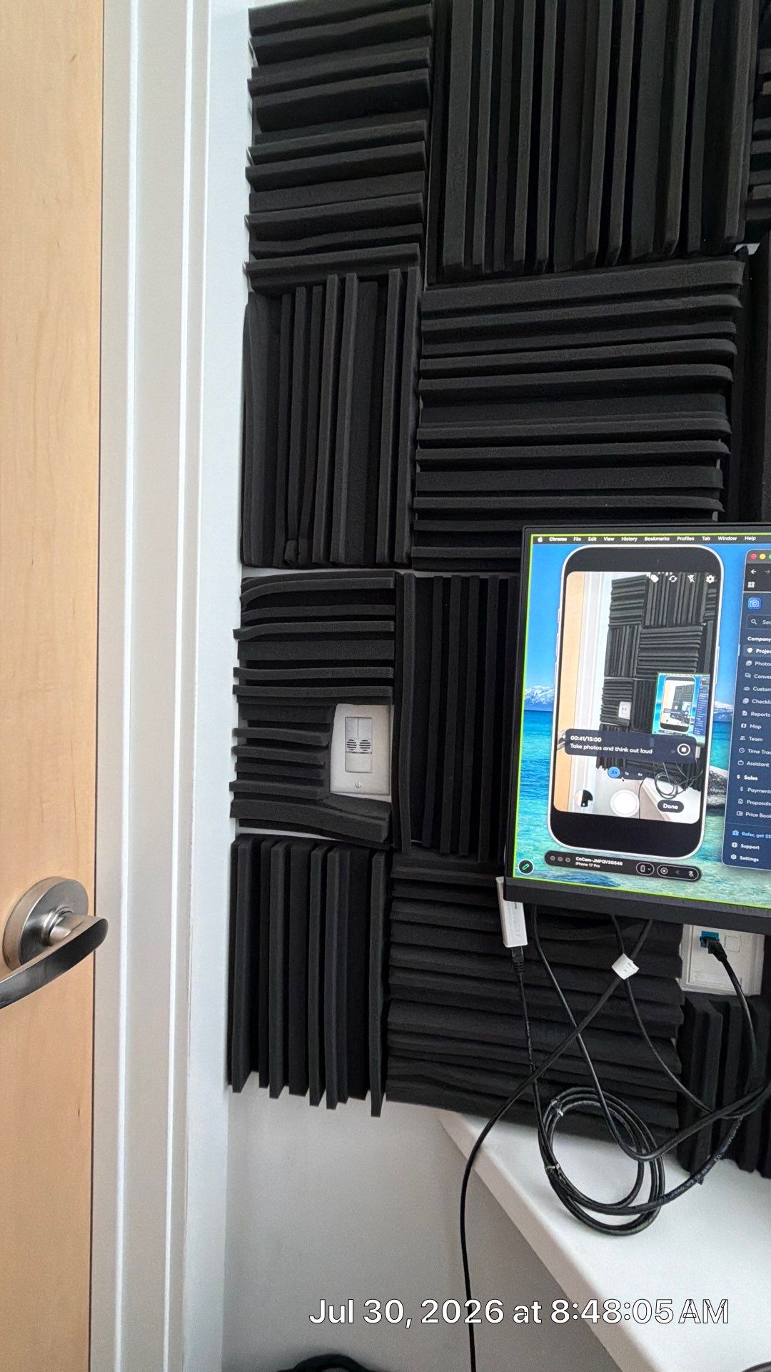 Commercial Office Interior Finish and Acoustic Treatment in Lincoln by CompanyCam Sales Demo