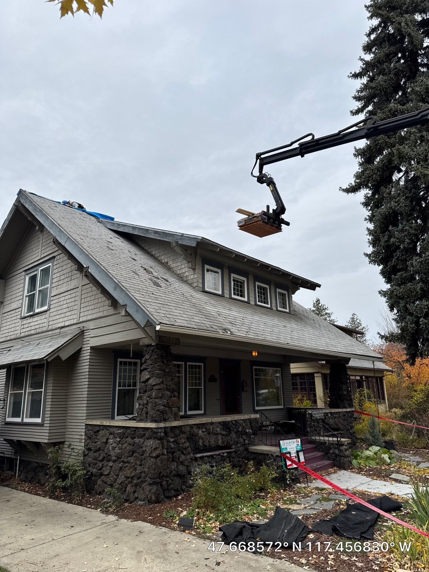 Complete Residential Roof Replacement and Decking Repair in Spokane by Alpine Roofing