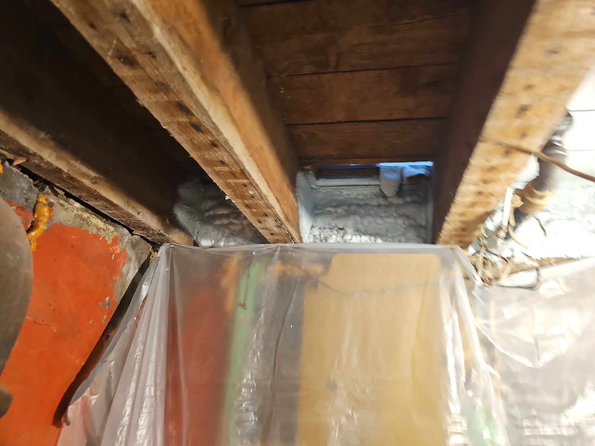 Attic Insulation using Closed Cell Spray Foam by NYS Foam & Energy