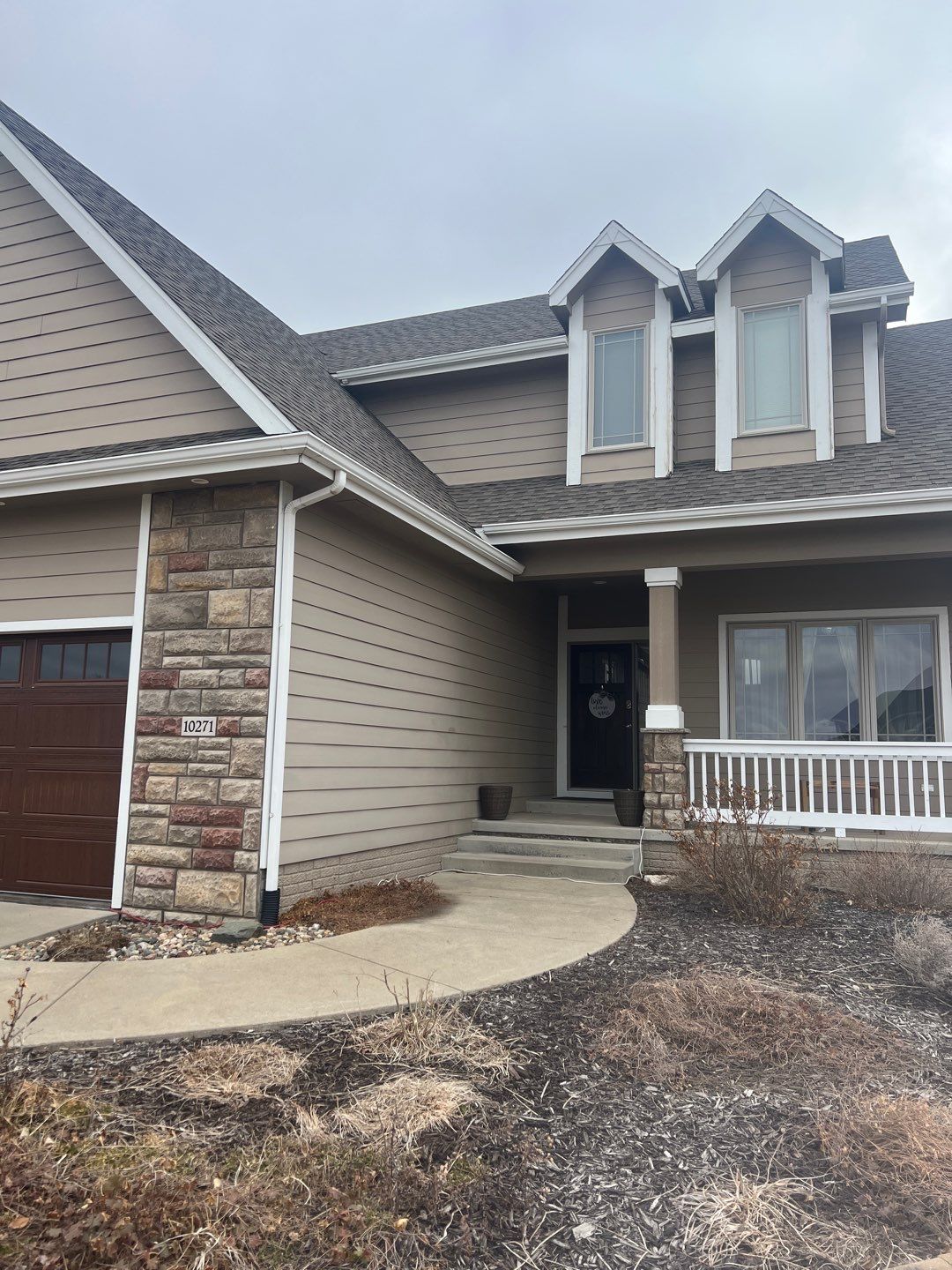 Exterior house painting color change by Cutting edge painting 