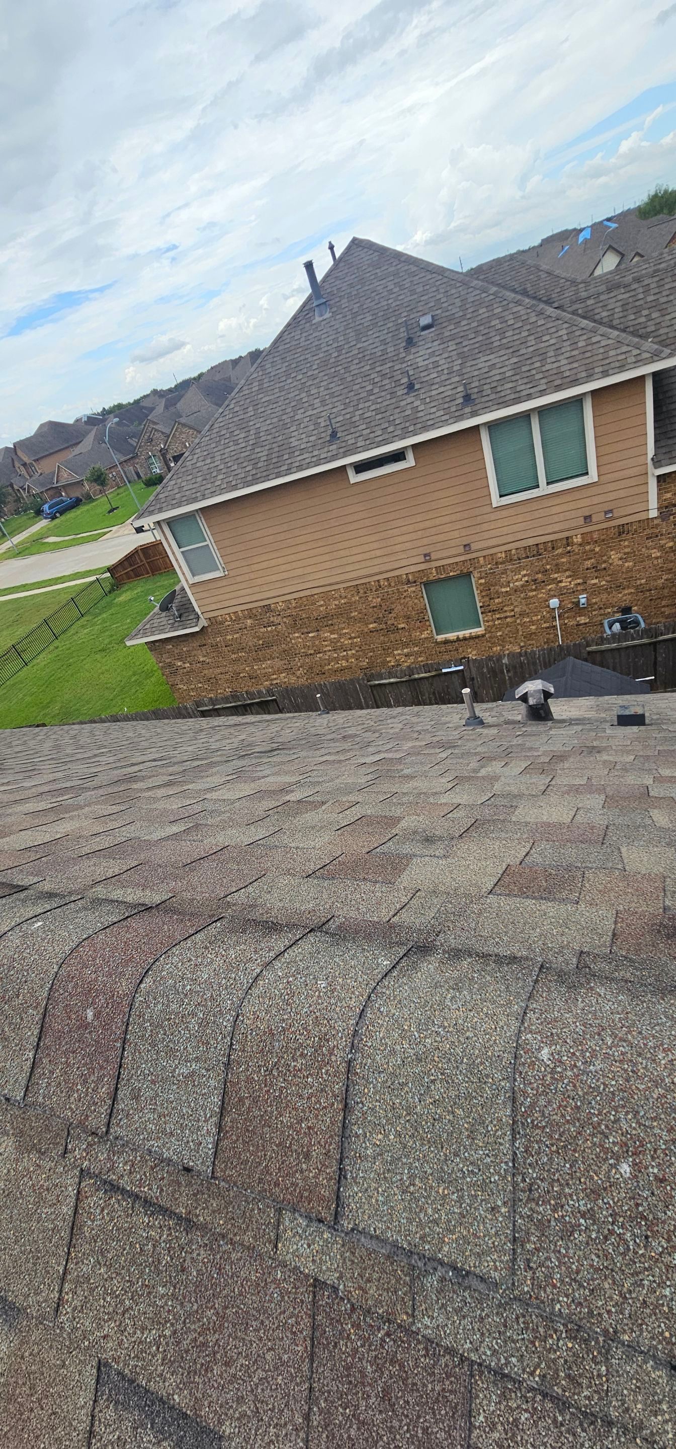 Hail Damage using Owen's Corning Duration (Lifetime) Shingles by Roof Repair Company
