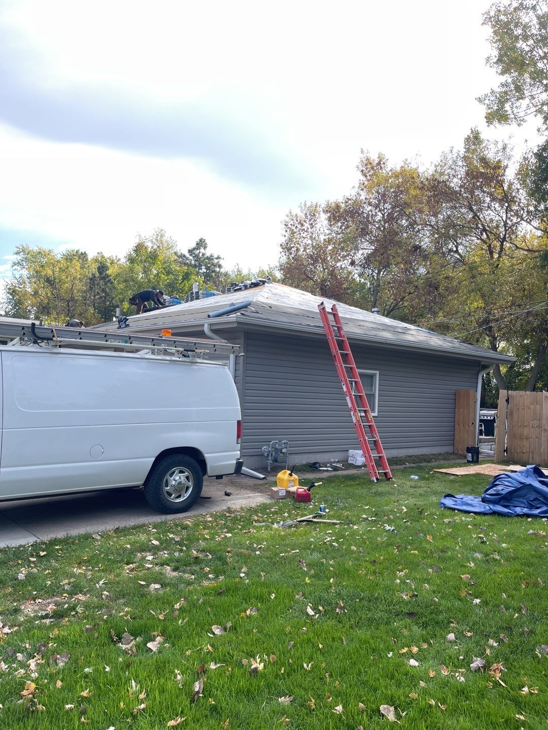 Residential Roof, Siding and Gutters using IKO Dynasty Castle Grey by Lightning Exteriors