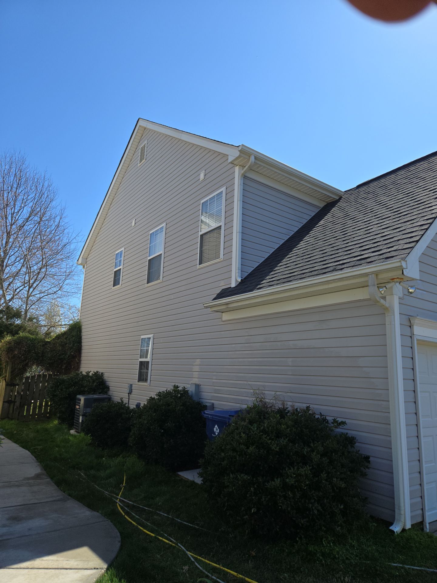 House Wash using cleaner by Power Wash Masters LLC