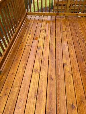 Wood Deck using Wood Sealant