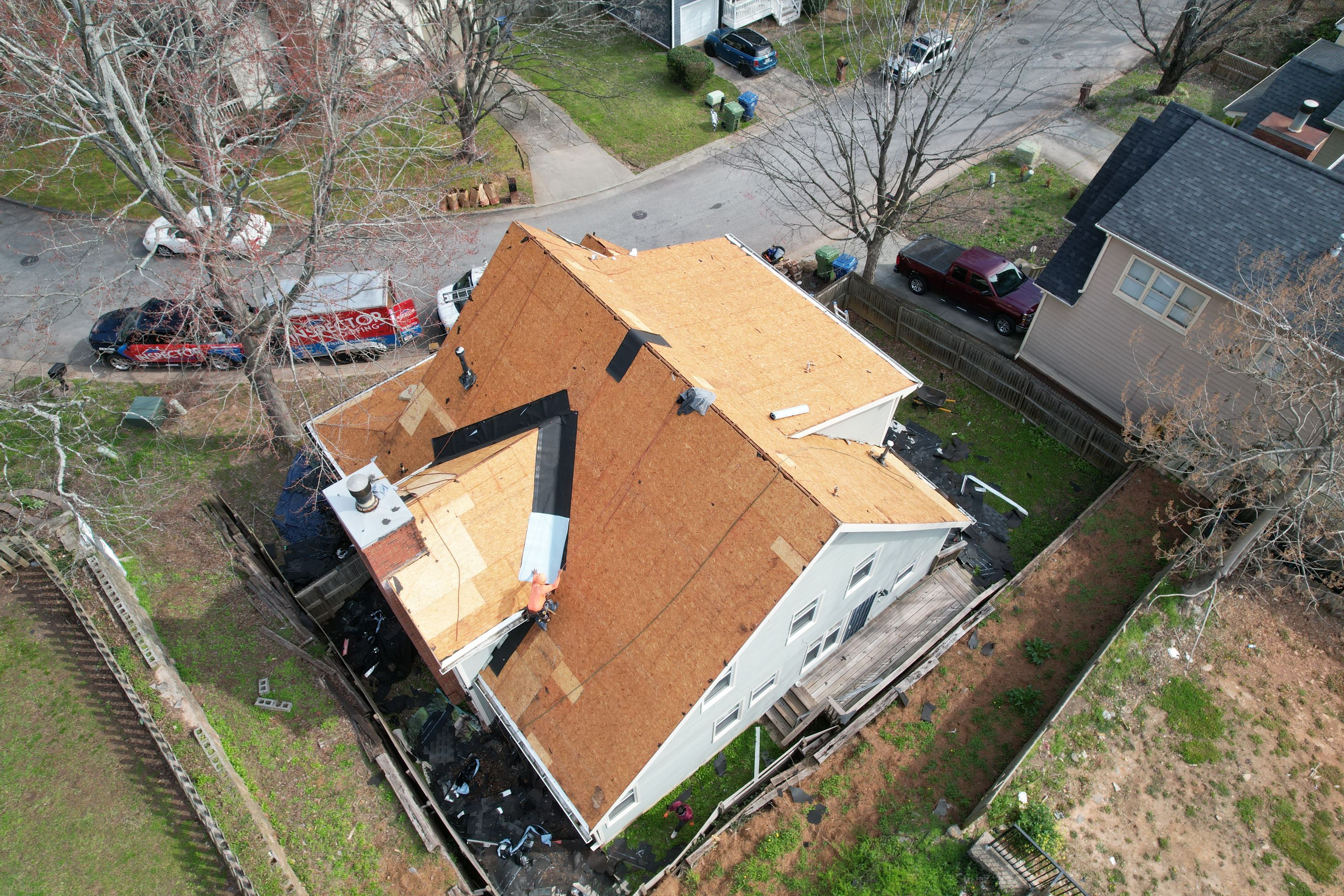 Residential Roofing Installation using Owens Corning by Inspector Roofing and Restoration