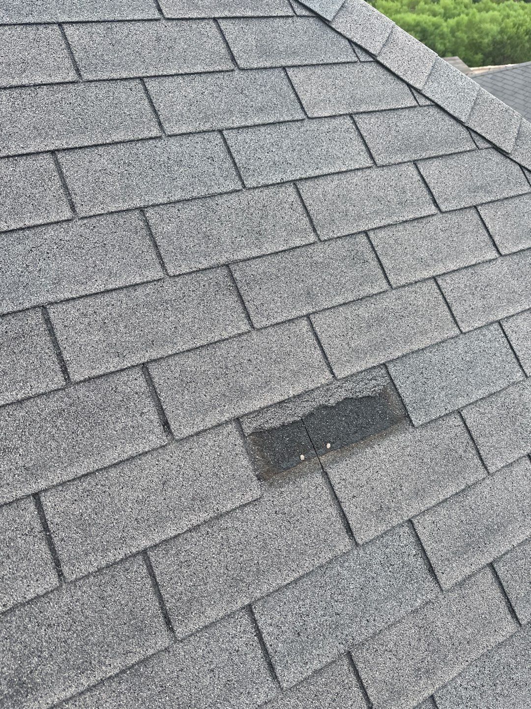 Hail Damage using Owen's Corning Duration (Lifetime) Shingles by Roof Repair Company