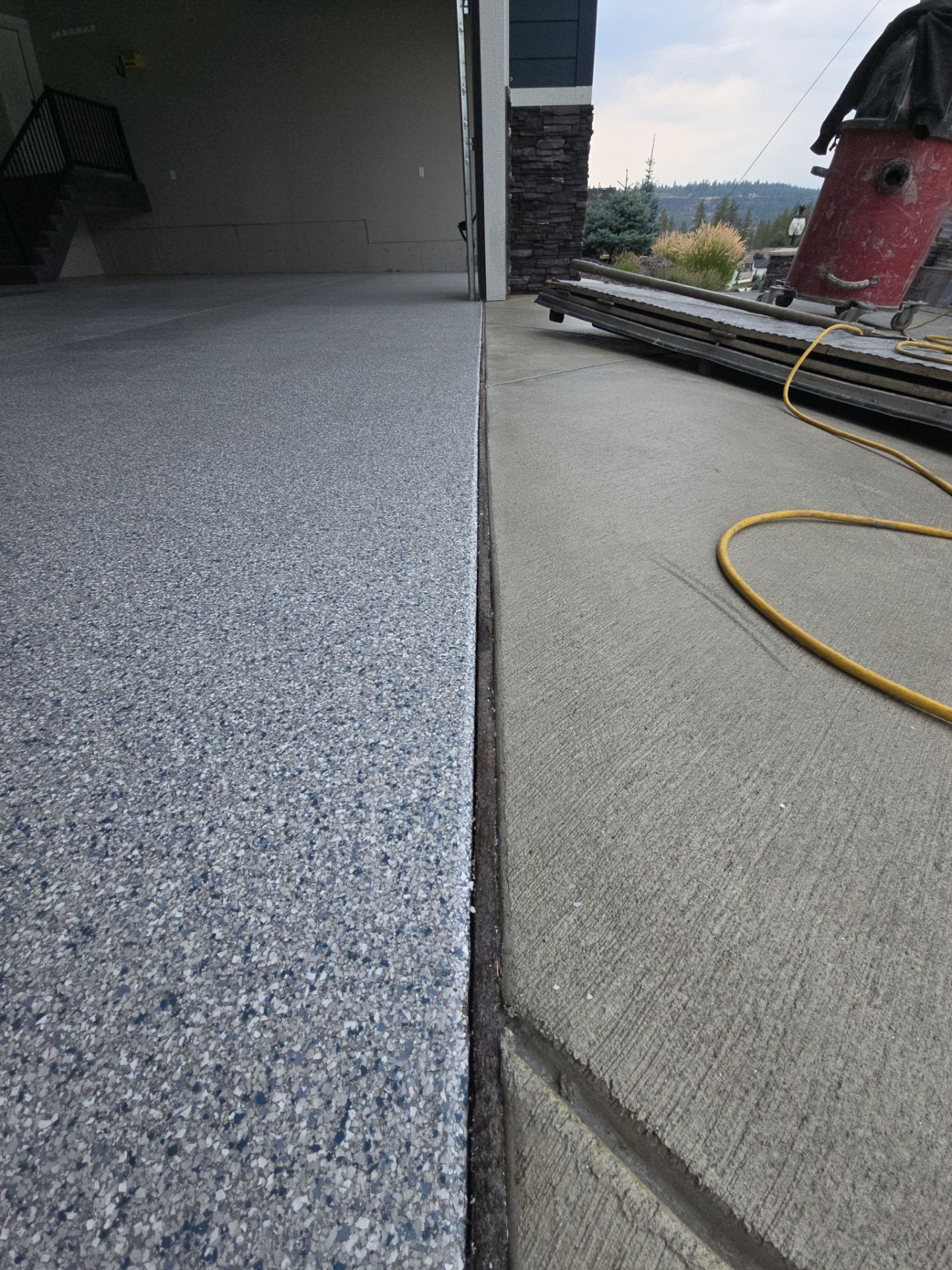 Garage Transformation using Tidal Wave by Croc Coatings, LLC