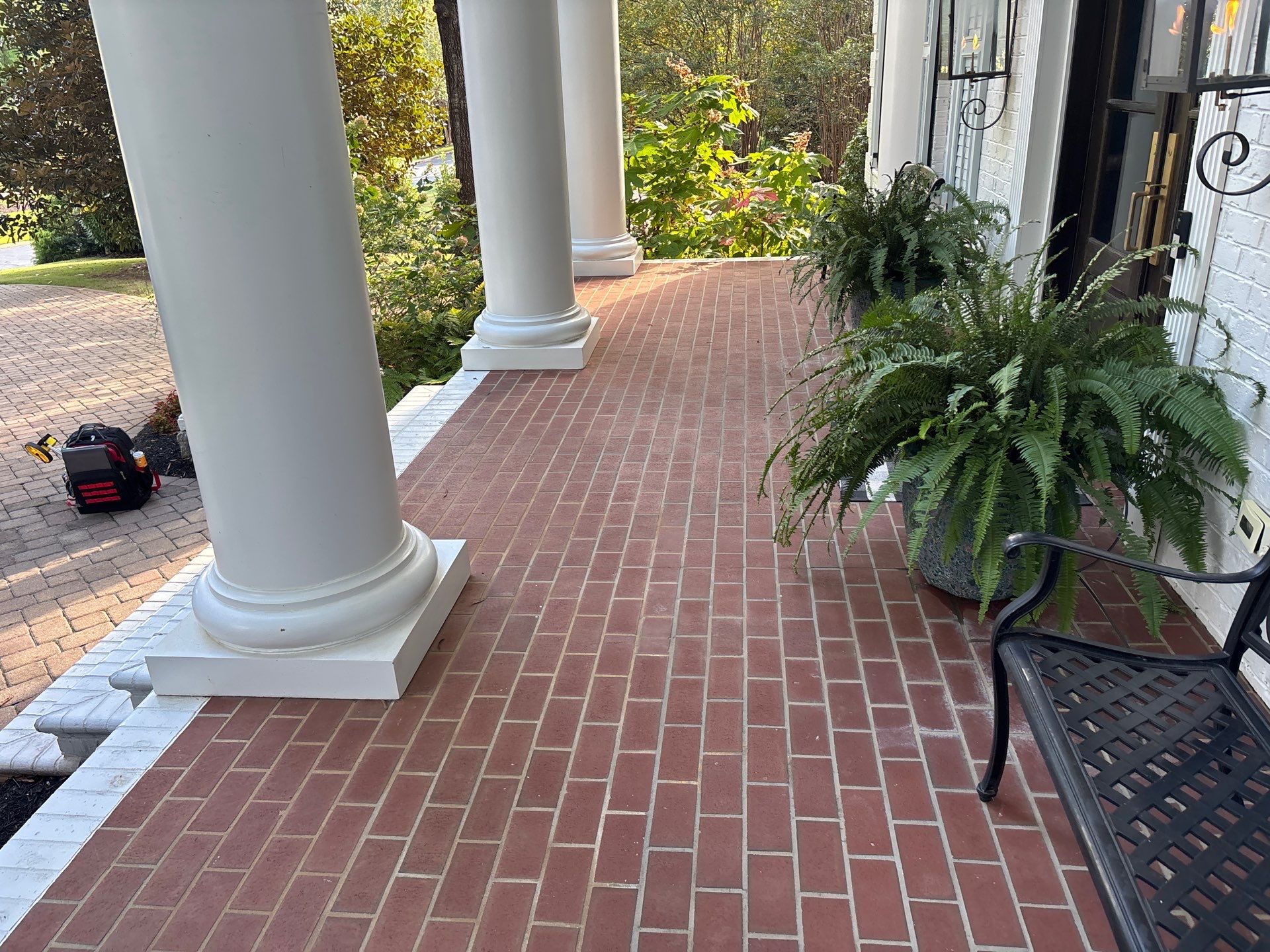 Paver Patio using TopSeal by DuraSeal