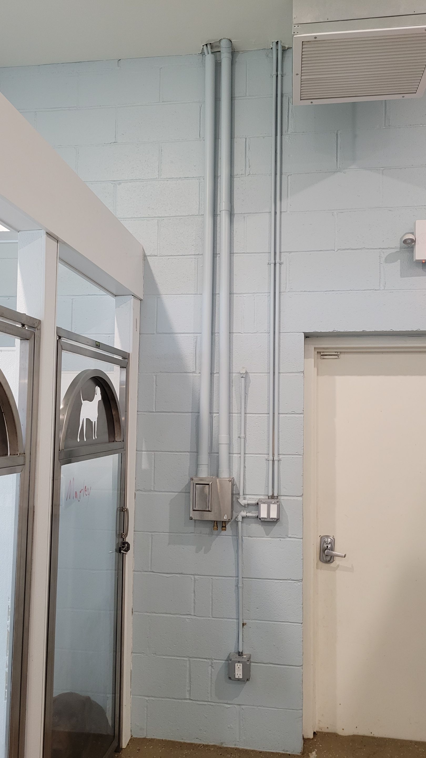 Kennel Floor Coating and Wall Painting using Penntek by Spectrum Painting, LLC