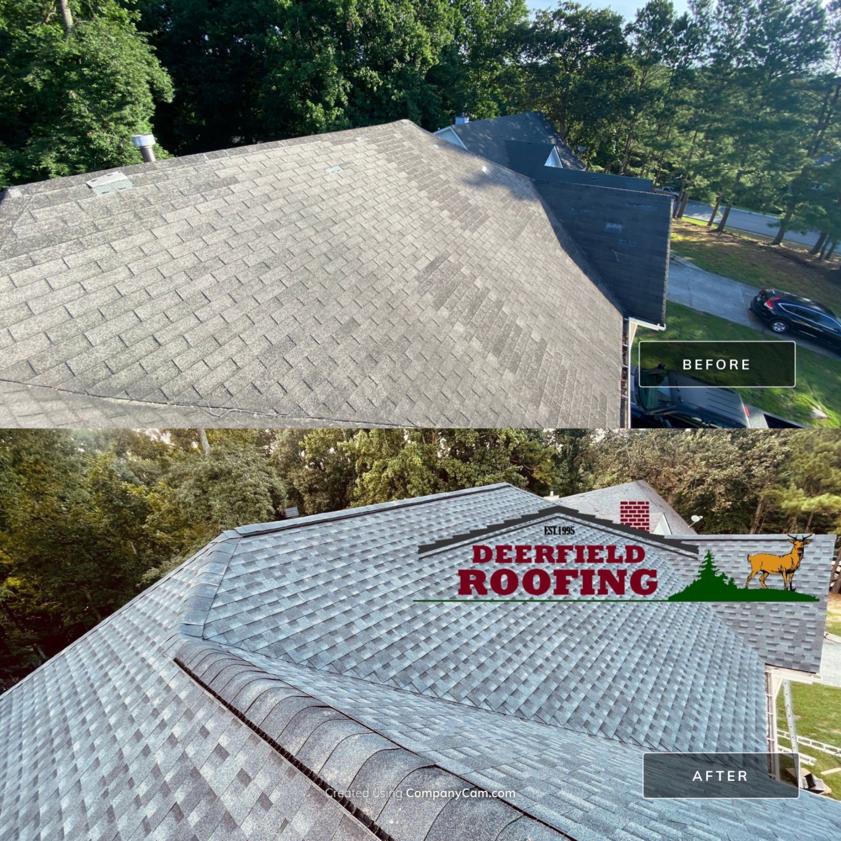 Hail Damage  by Deerfield Roofing LLC