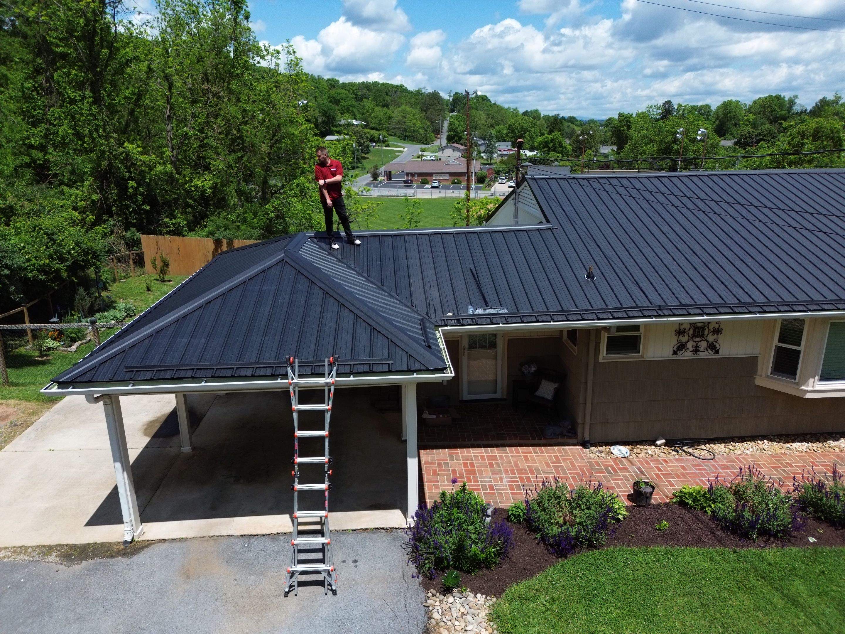 Black Frost AG Panel by Omnia Roofing