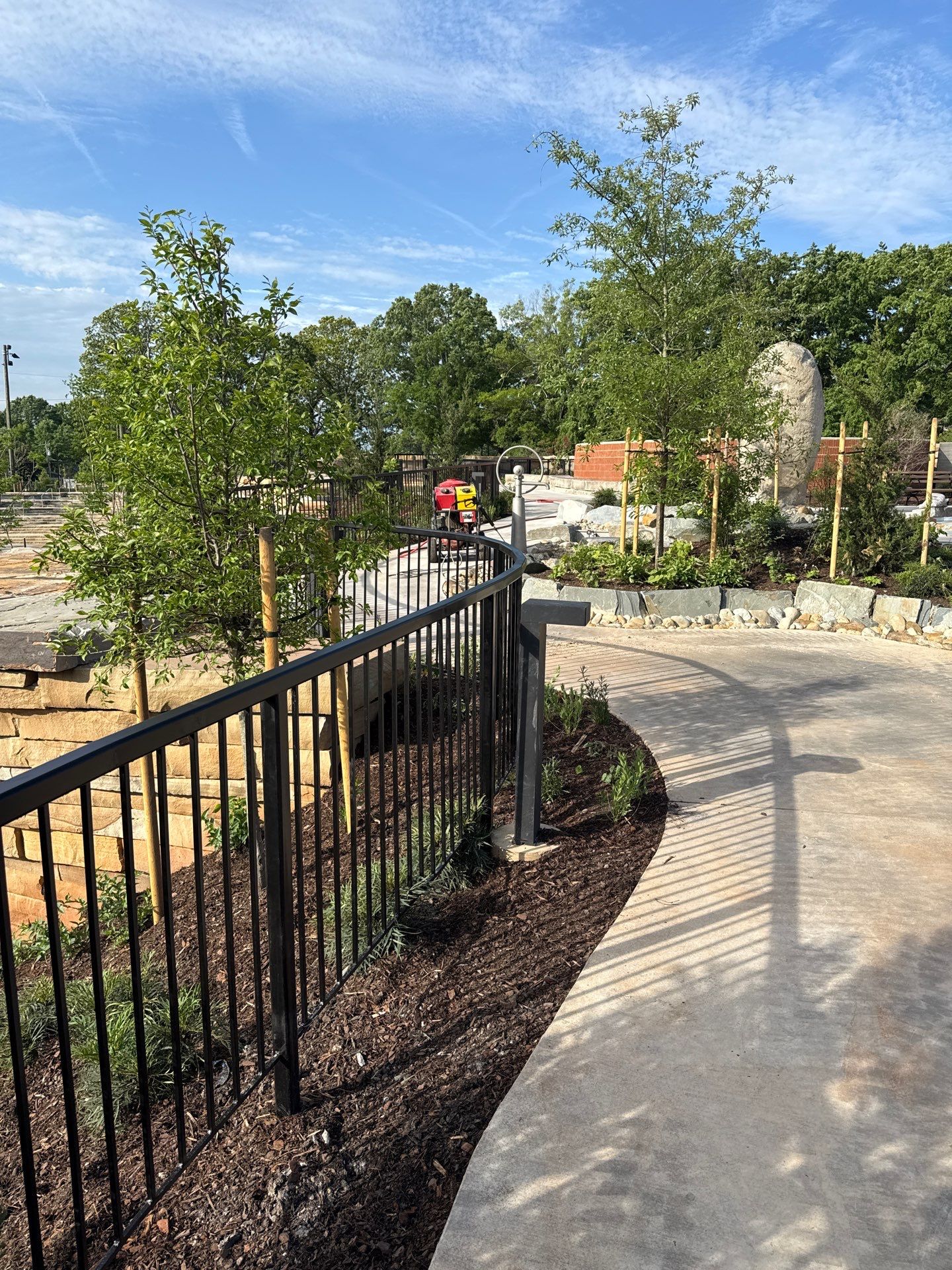 Playground using Mini Mesh by Mccall Commercial Fencing