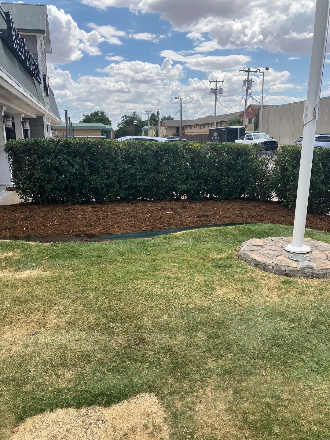 Mulch Replacement using Grade A Cedar by Clays Services Inc