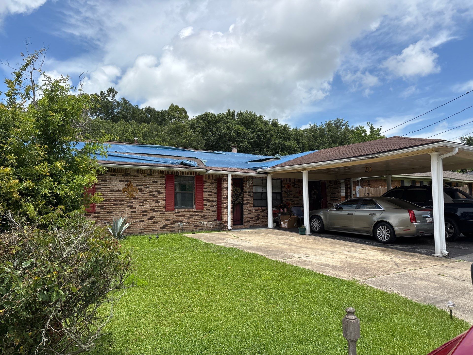 Extensive roof repair by Husband Roofing & Contracting
