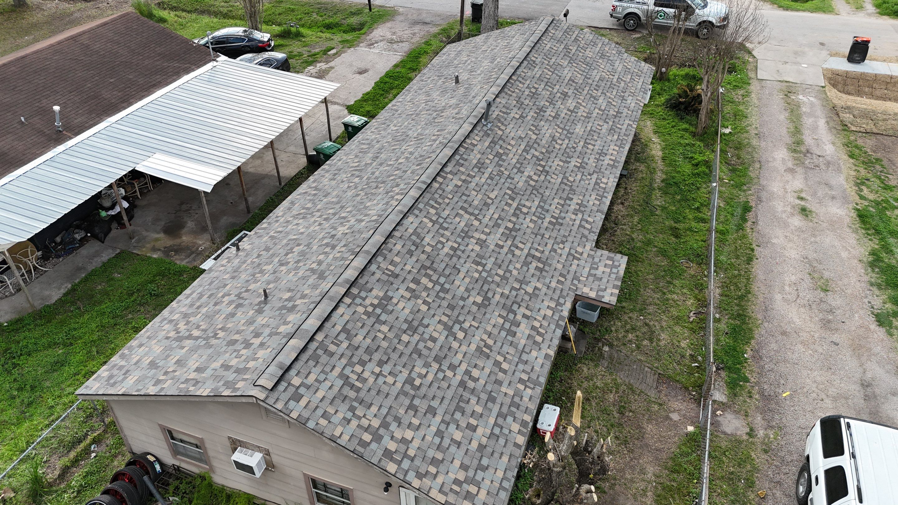 Residential Roofing Installation using IKO Dynasty by Core Four Roofing