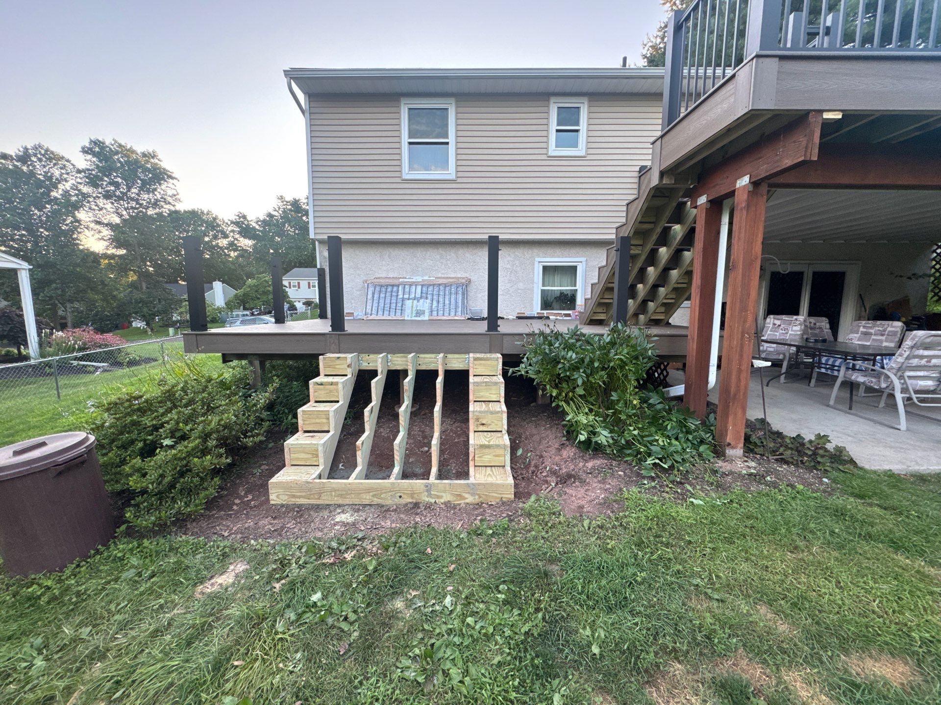 Project in Pottstown by deck guardian