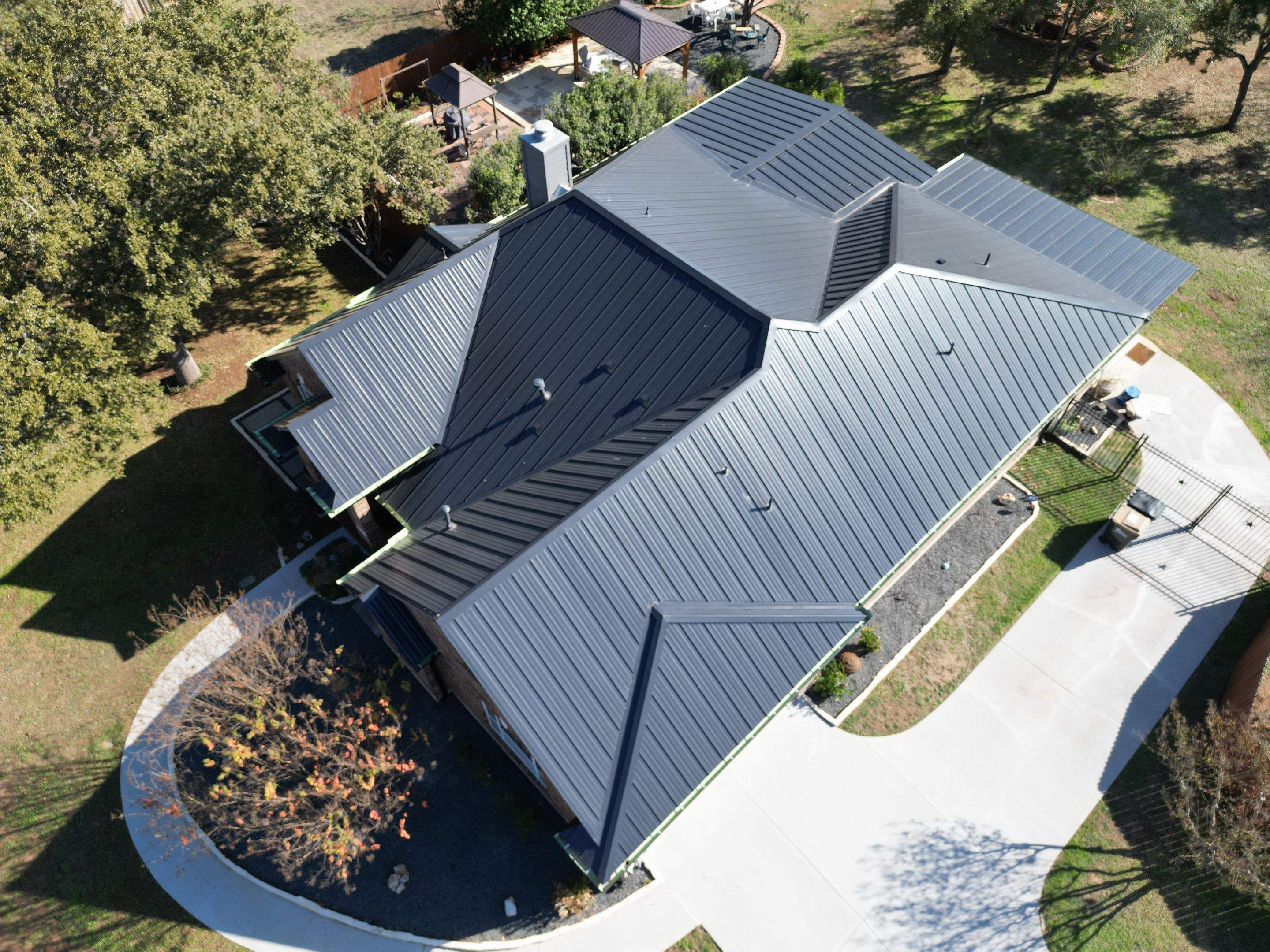 Matte Black - L&A Metals Class 4 UL 2218 Standing Seam Metal by RoofsOnly.com
