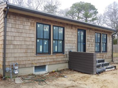 Gutter Installation using 6" Half Round Aluminum Gutter in Falmouth