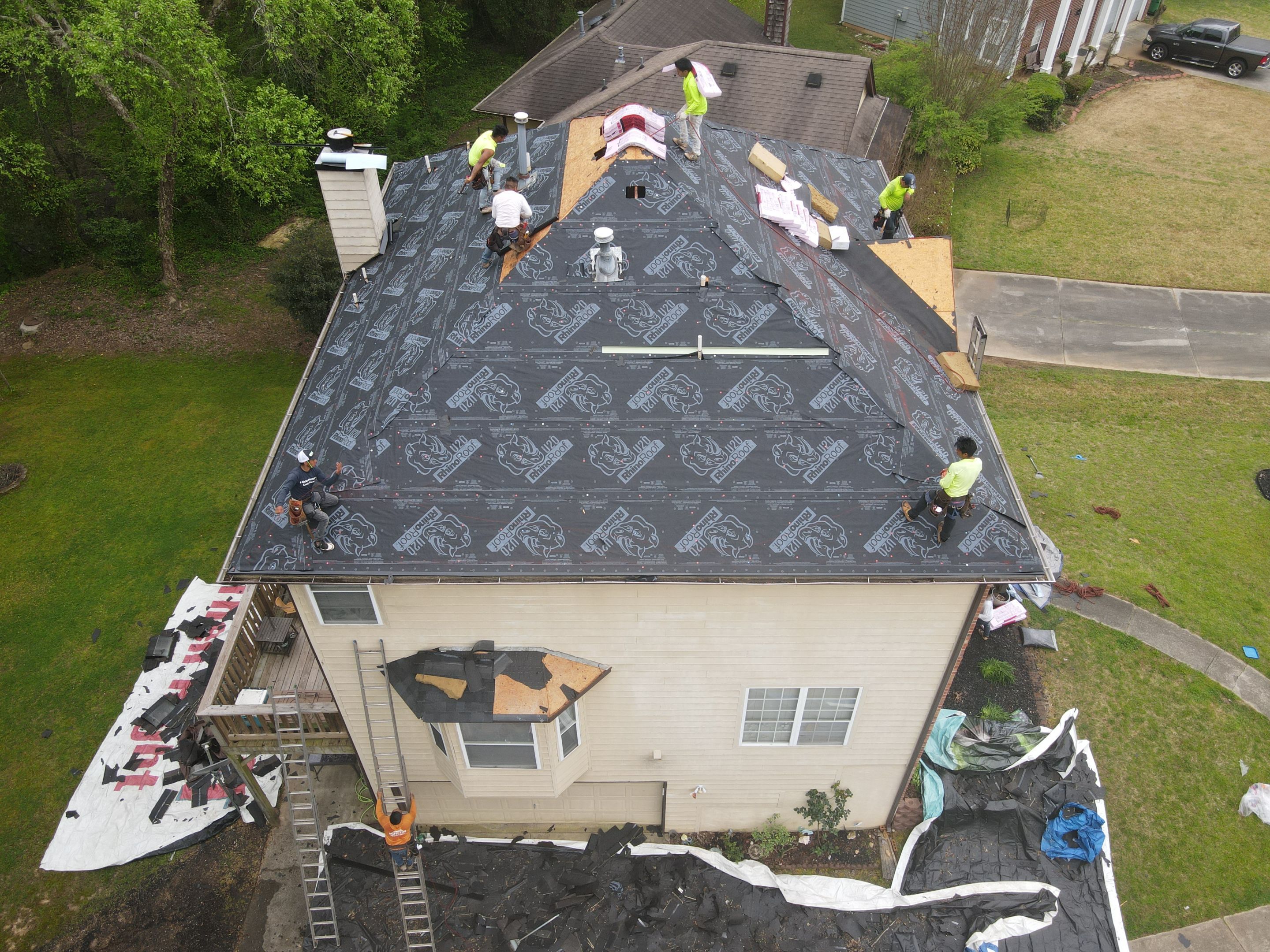 Residential Roofing Installation using Owens Corning by Inspector Roofing and Restoration