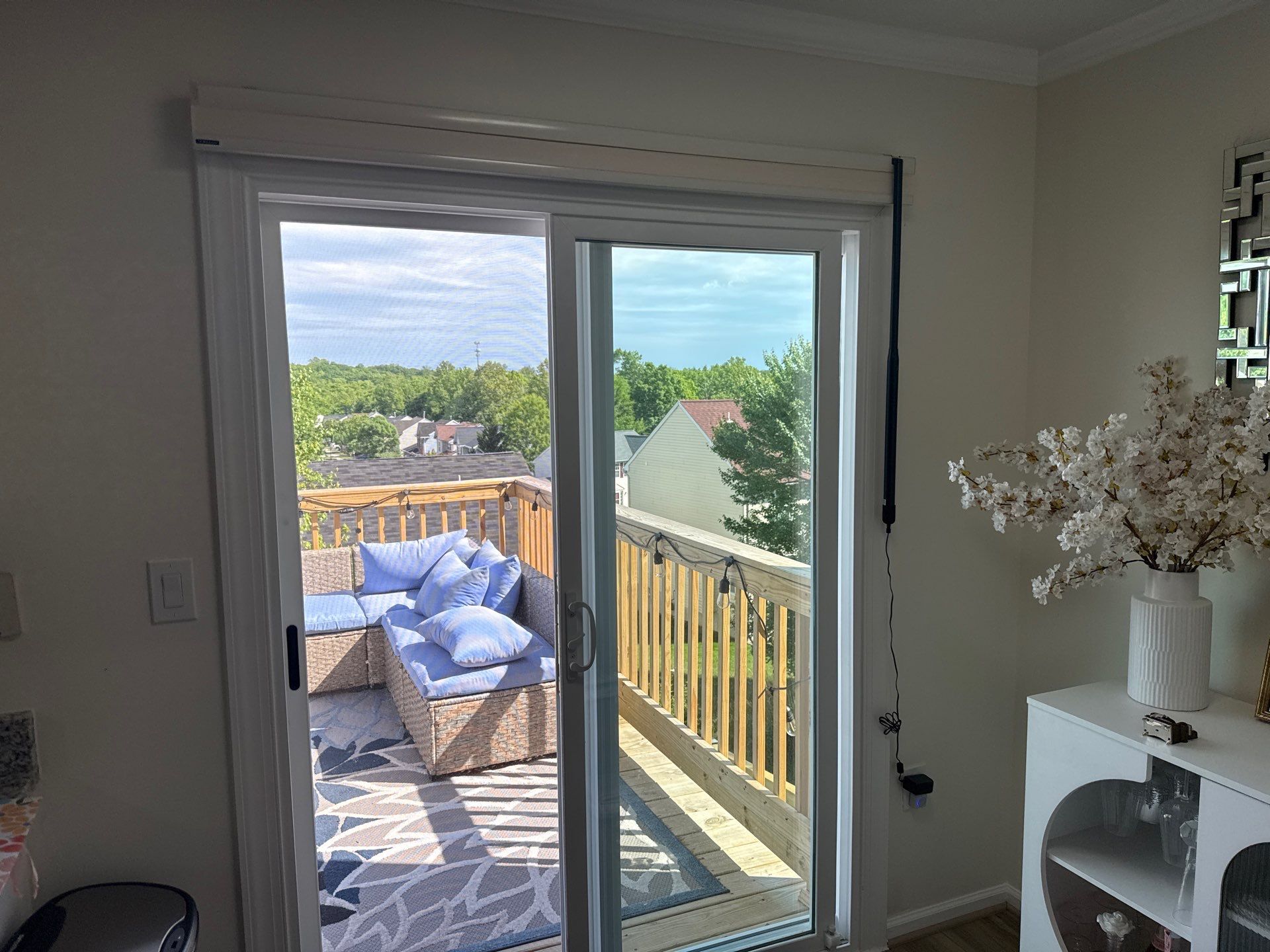 Roman and Honeycomb Shade Project in District Heights, MD by Southern Maryland Custom Blinds