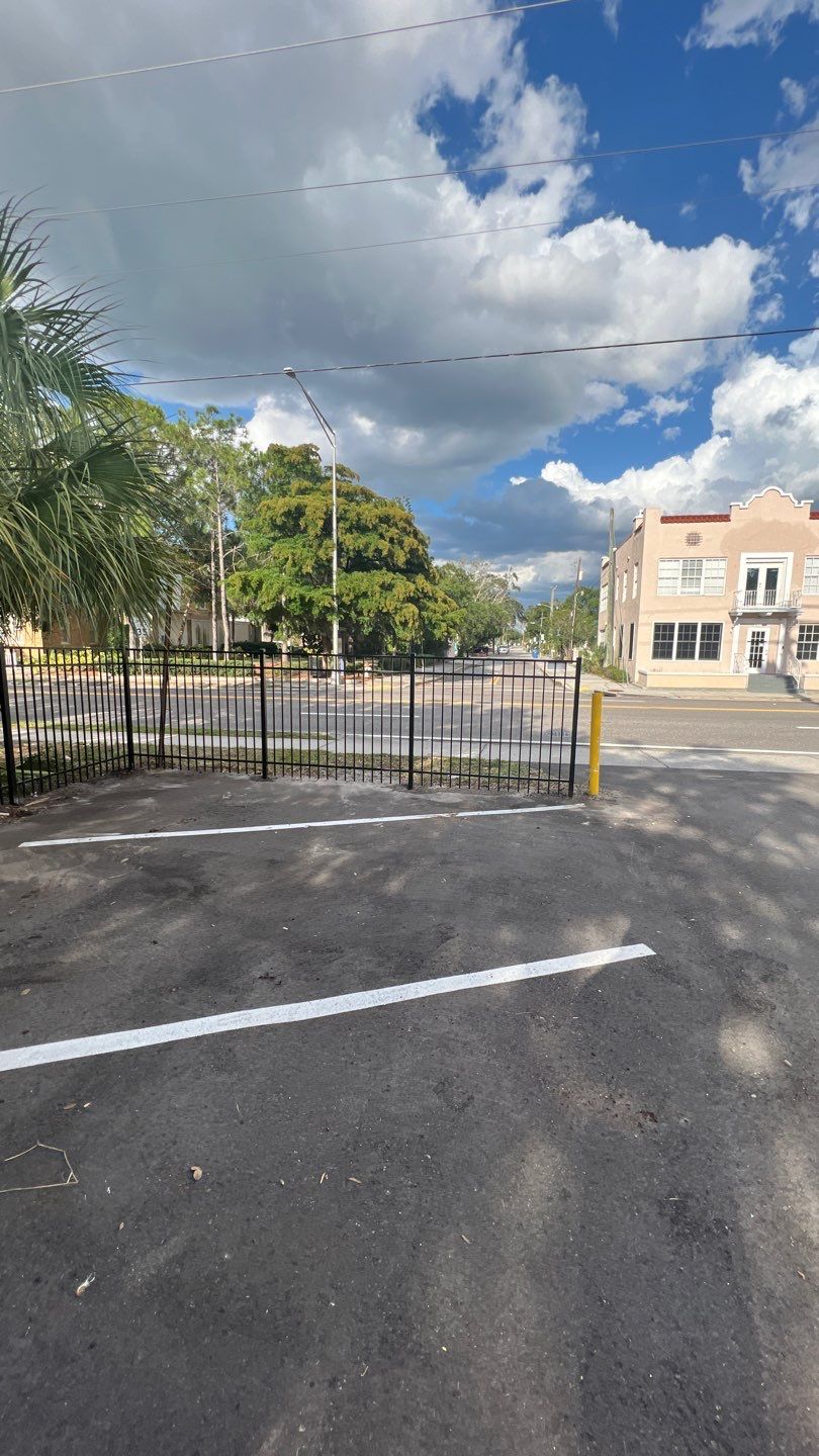 Bradenton, FL 5 ft. Tall Black 3-Rail Aluminum Fence by Asap fence and gates, LLC