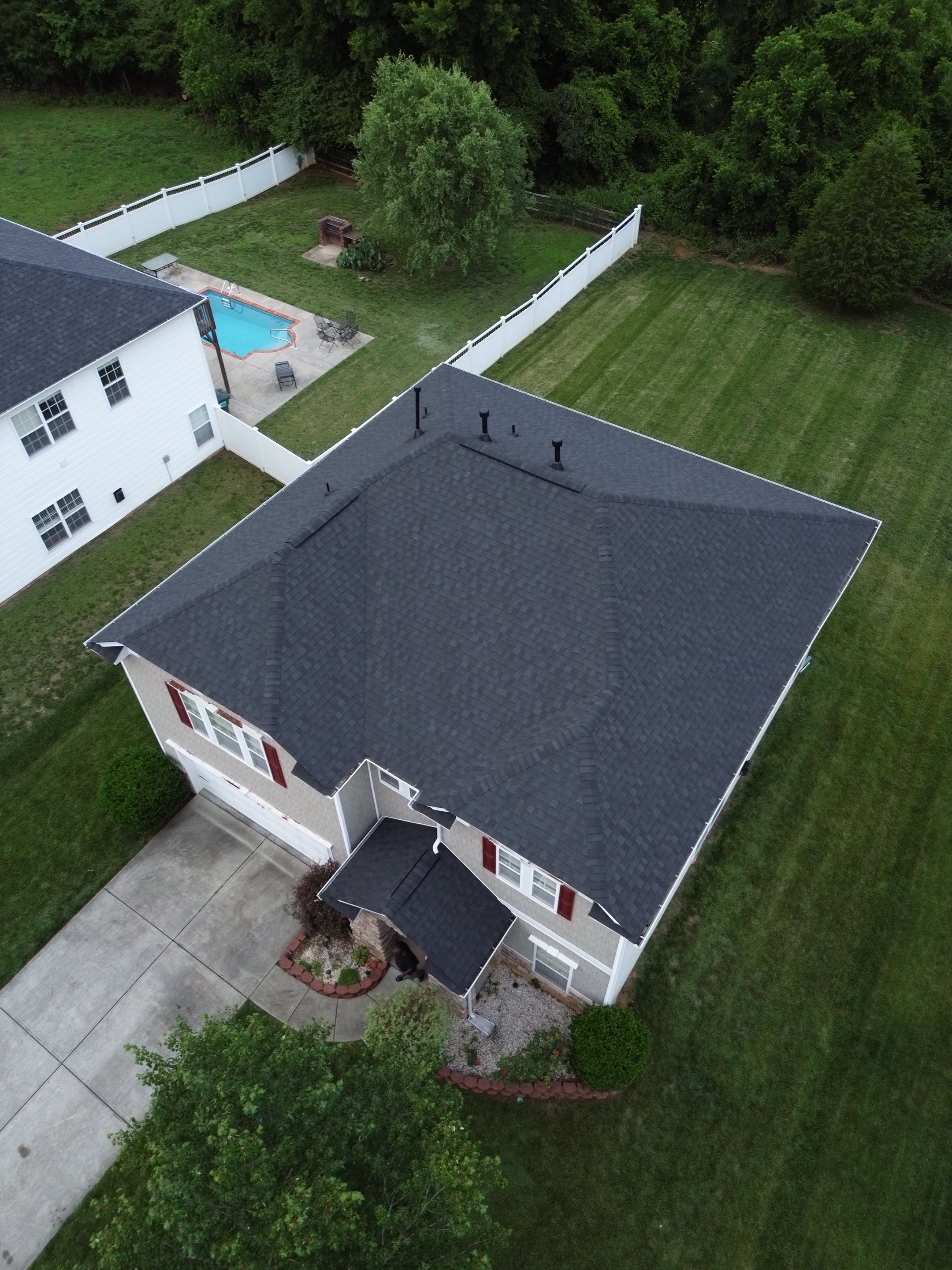 Roof replacement by hail and wind damage by Just Brilliant Restoration JBR